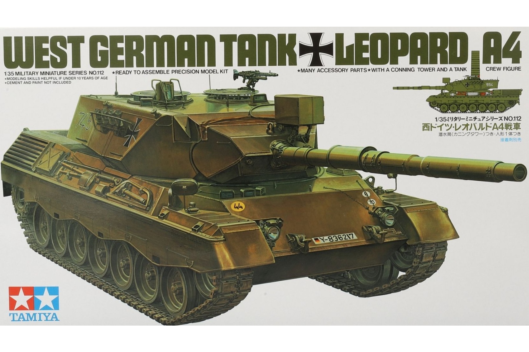 Tamiya TA35112 West German Tank Leopard A4