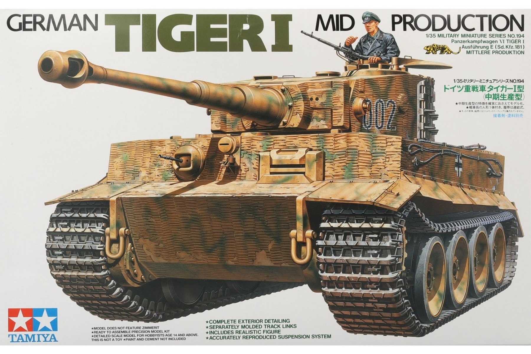 Tamiya TA35194 German Tiger I Mid Production