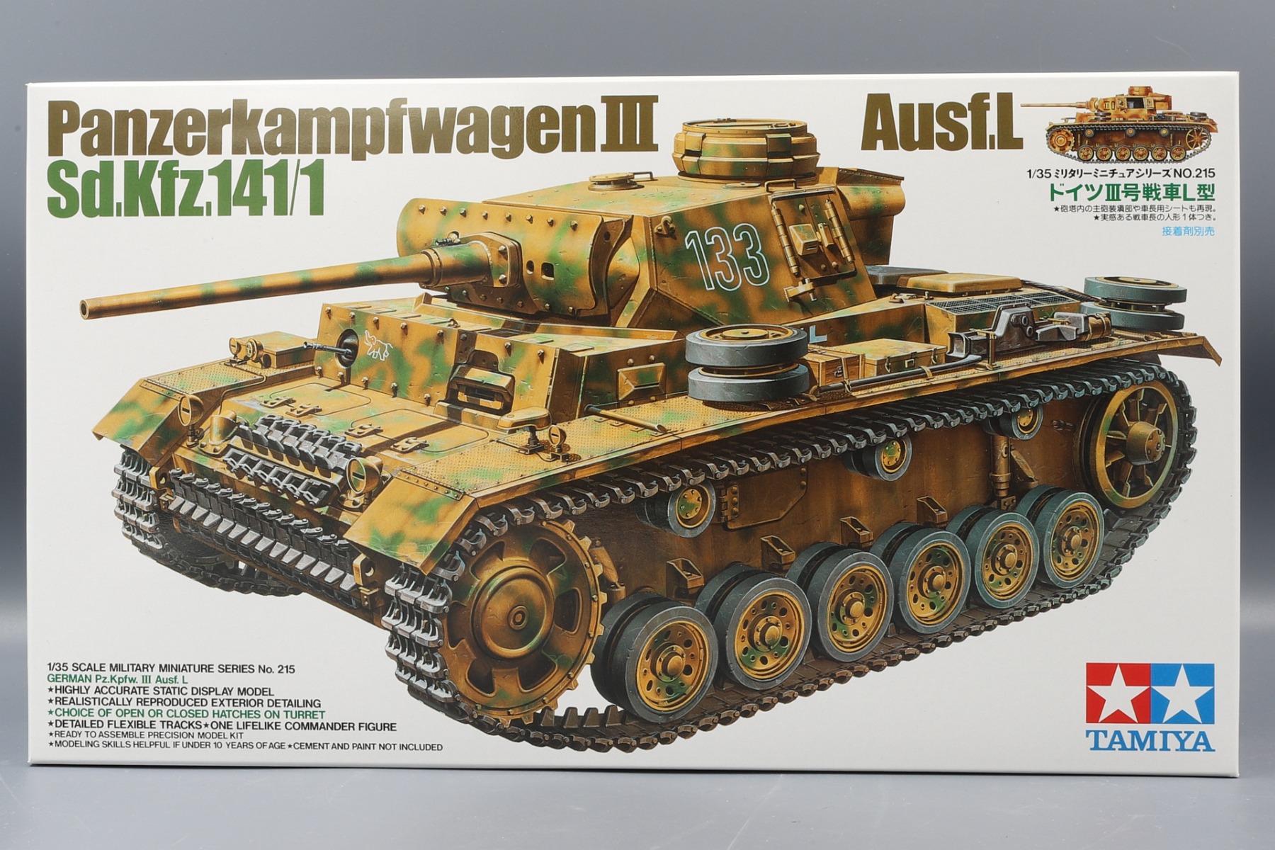 Tamiya TA35215 Panzerkampfwagen III - Ausf. L (Sd.Kfz. 141/1)