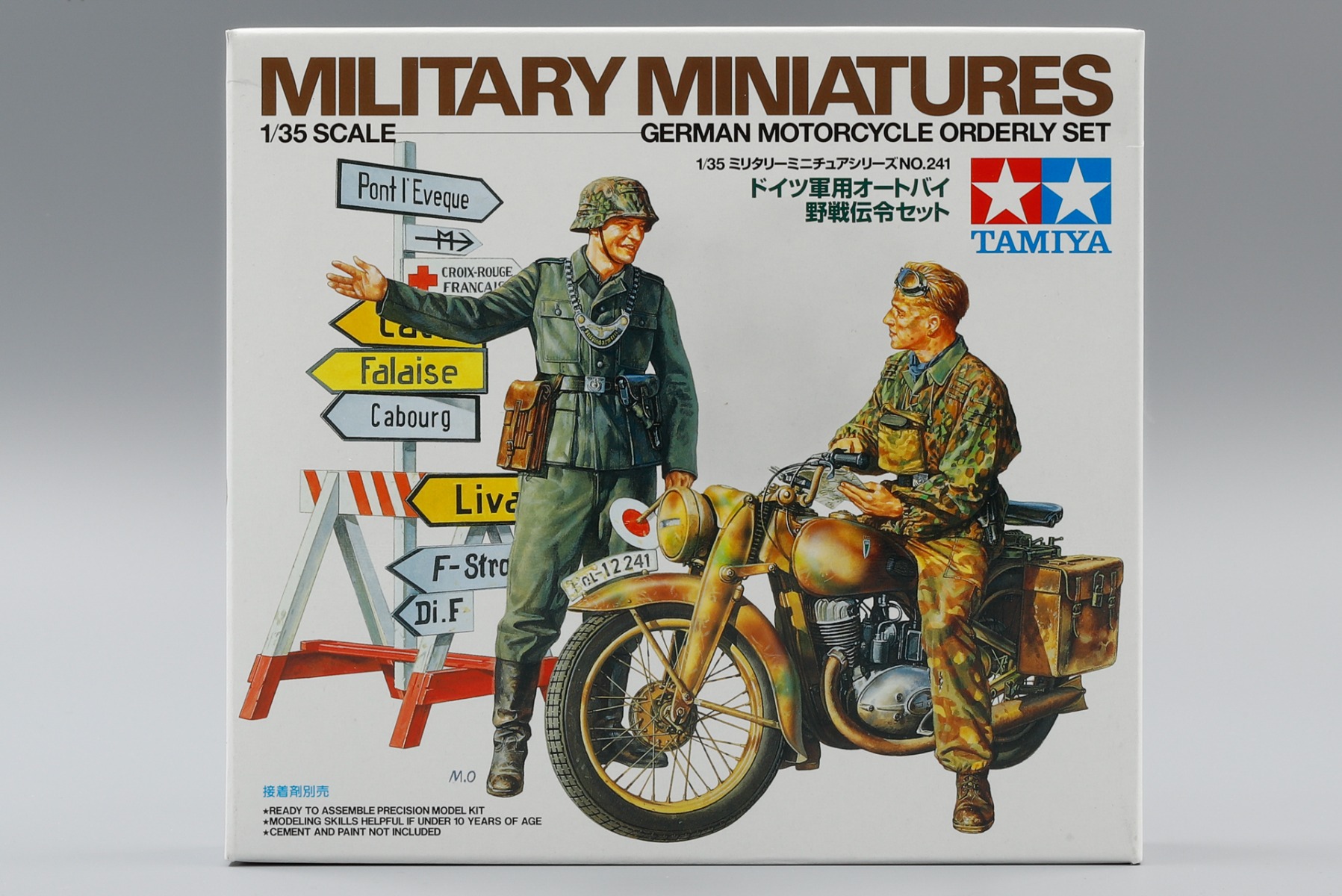 Tamiya TA35241 German Motorcycle Orderly Set