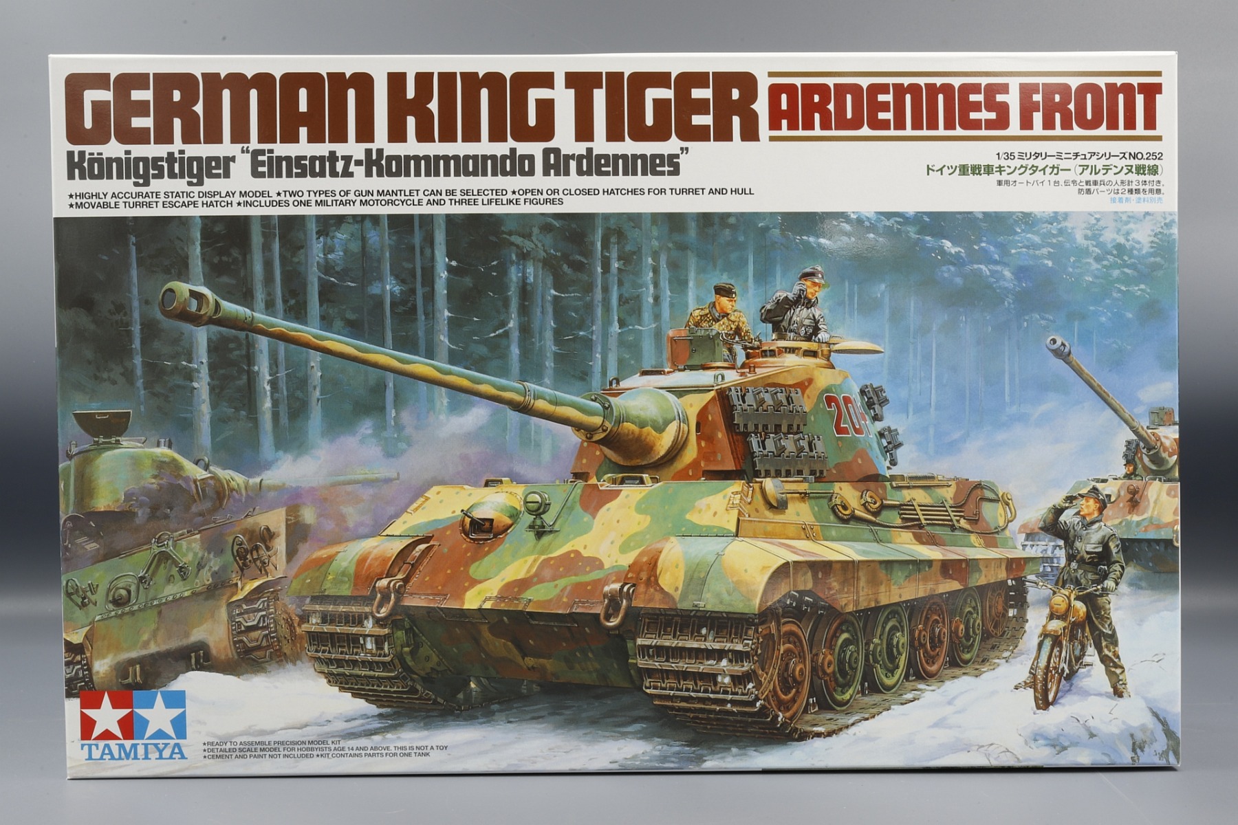 Tamiya TA35252 German King Tiger Ardennes Front Konigstiger 