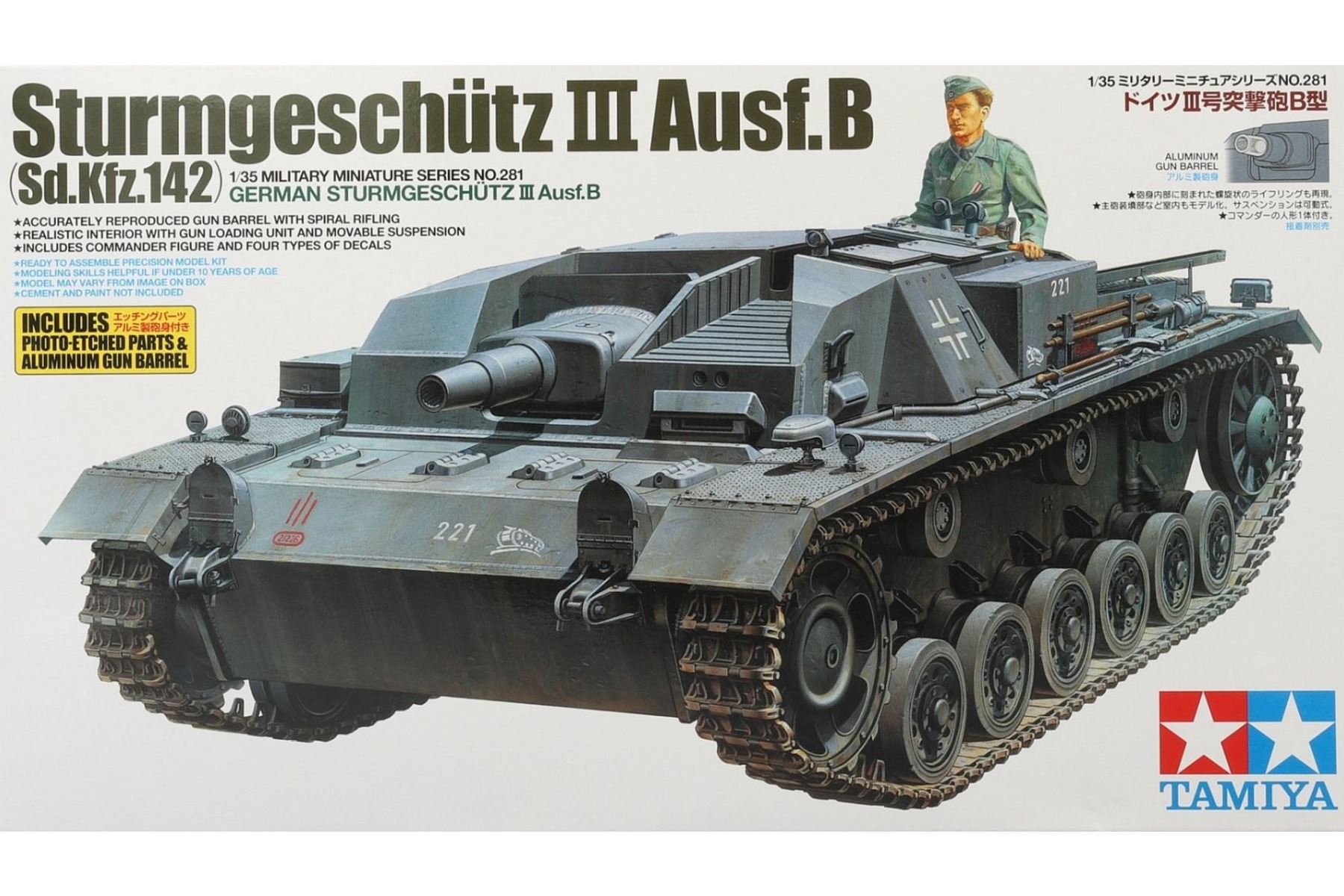 Tamiya TA35281 Sd.Kfz. 142 Sturmgeschütz III Ausf. B