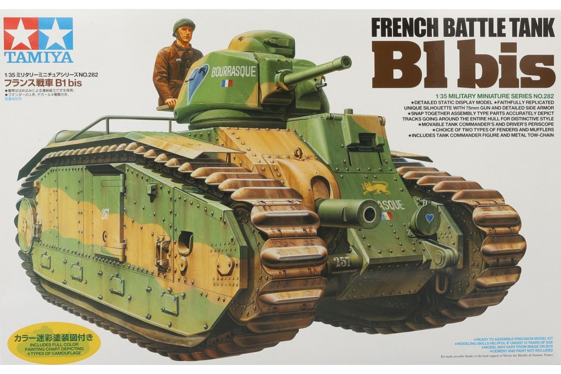 Tamiya TA35282 French Battle Tank B1 bis