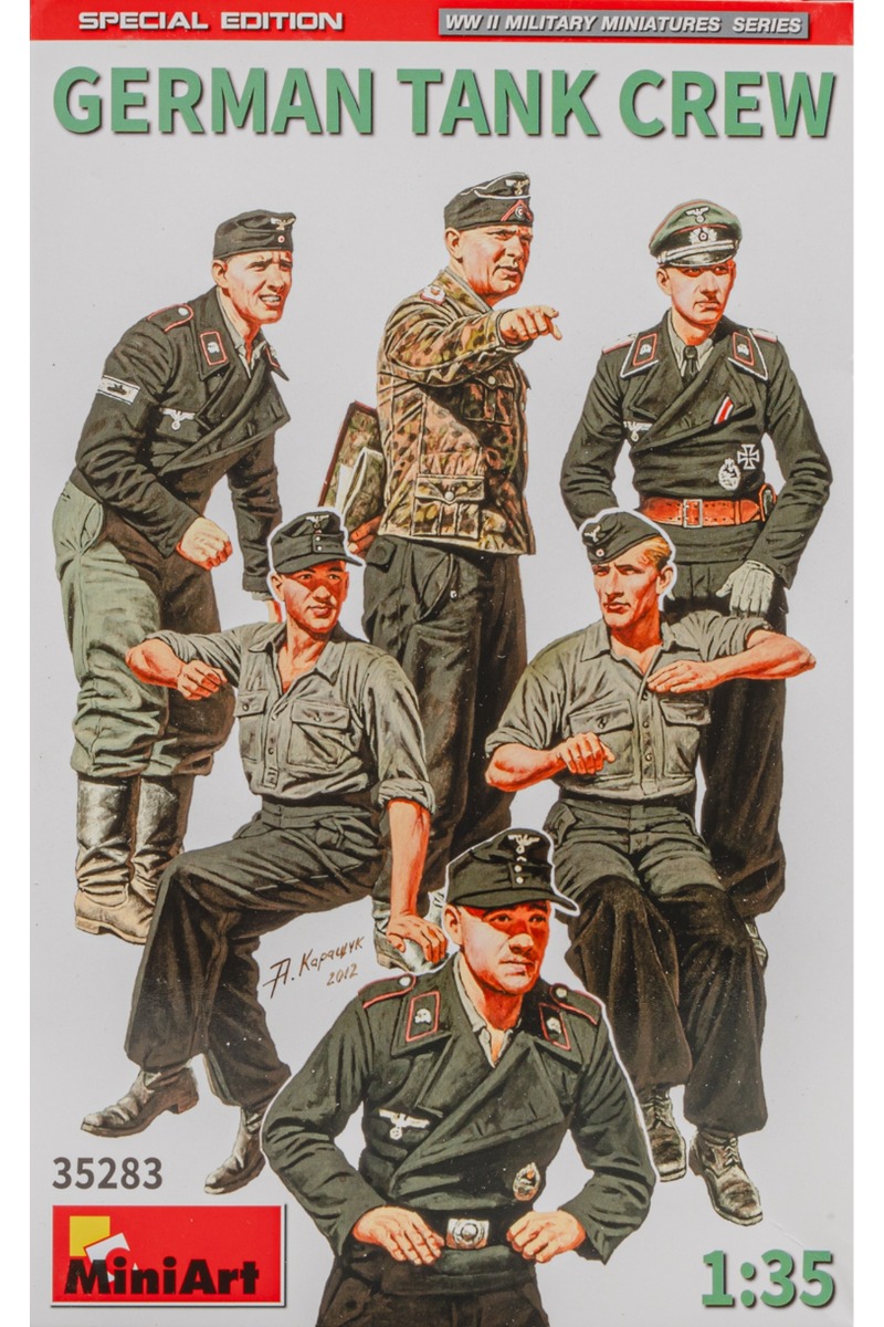 MiniArt MNA35283 German Tank Crew, (Special Edition, 6 figures), figurines