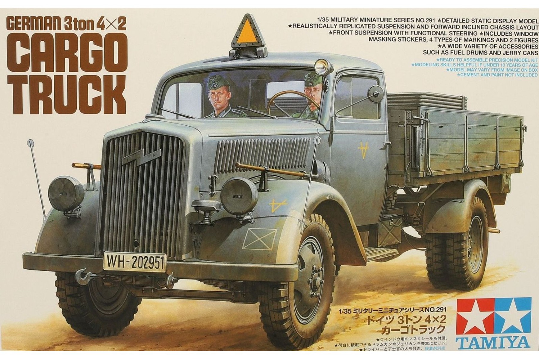 Tamiya TA35291 German 3ton 4x2 Cargo Truck