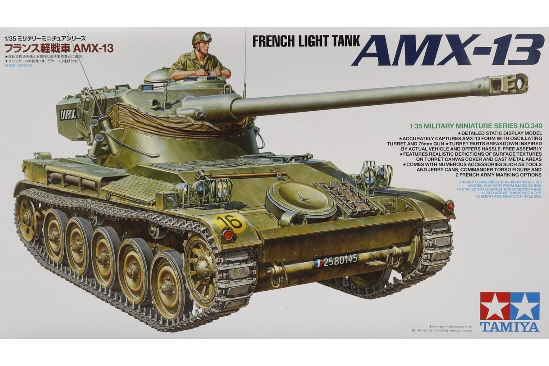 Tamiya TA35349 AMX-13 French Light Tank, model kit