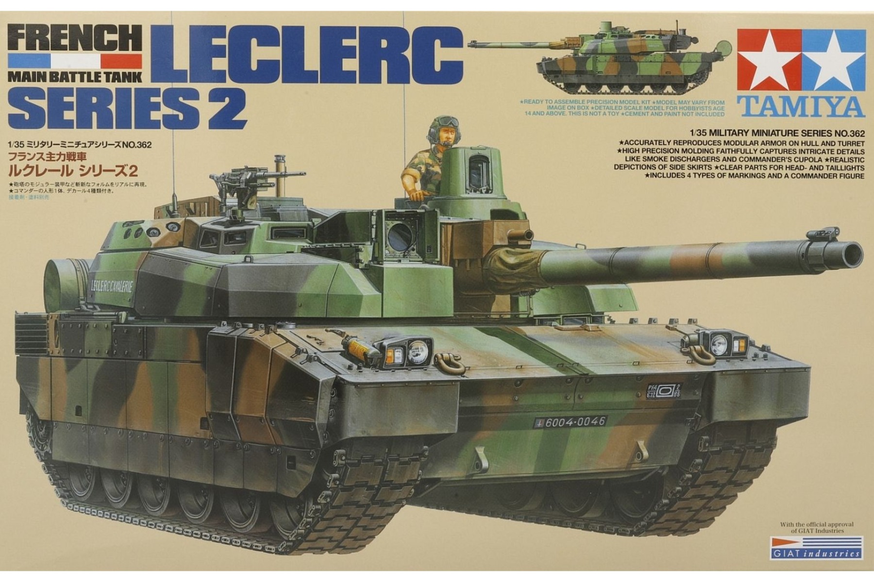 Tamiya TA35362 Leclerc Series 2 French Main Battle Tank
