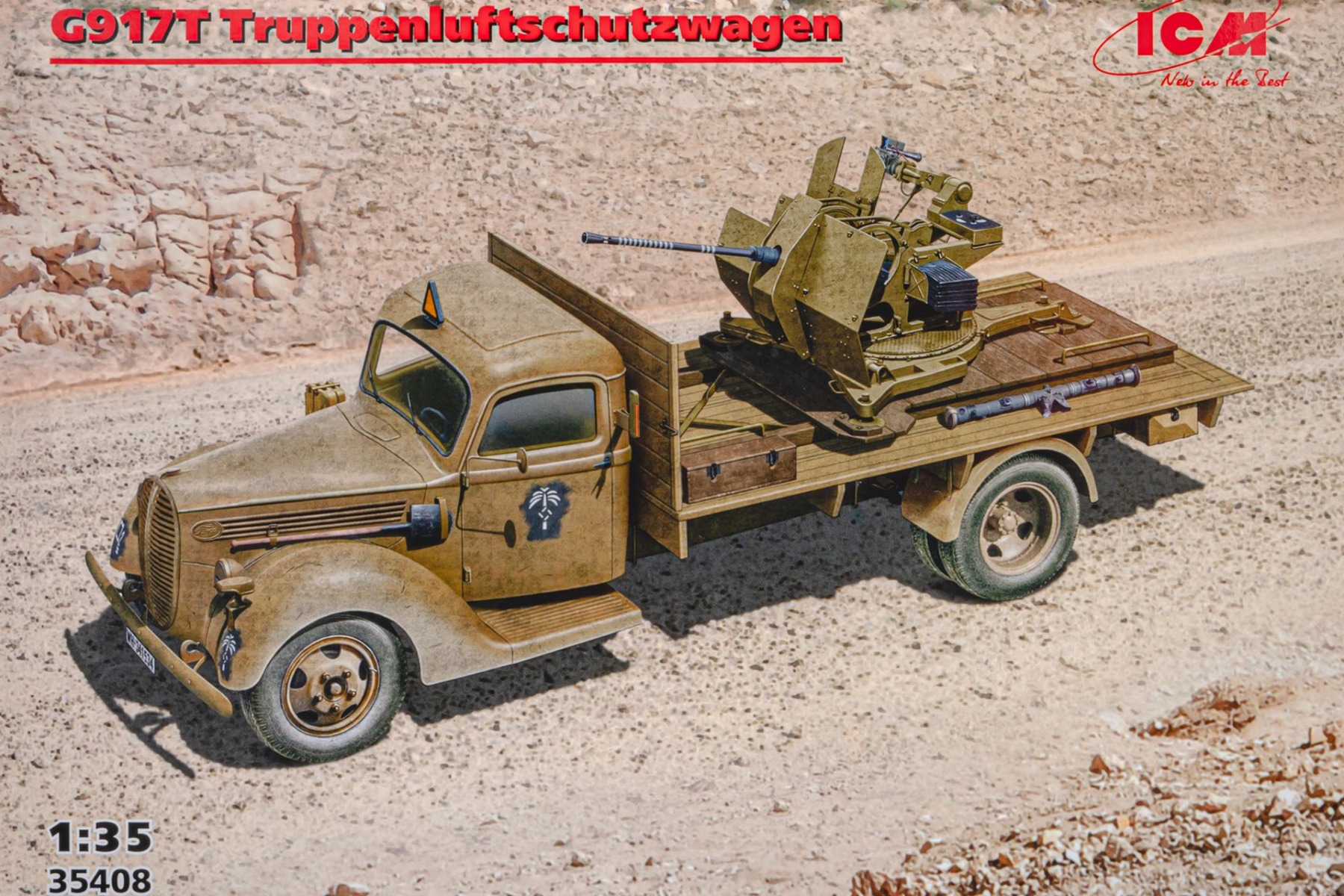 ICM35408 G917T Truppenluftschutzwagen, model kit