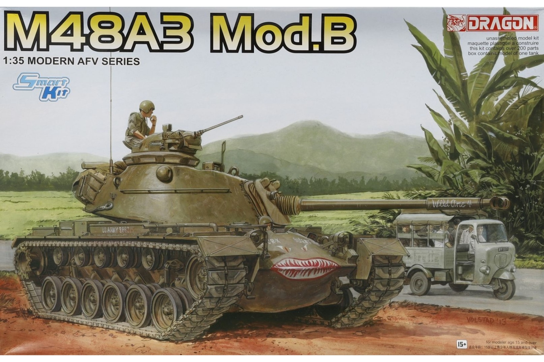 Dragon DRA03544 M48A3 Mod.B, model kit
