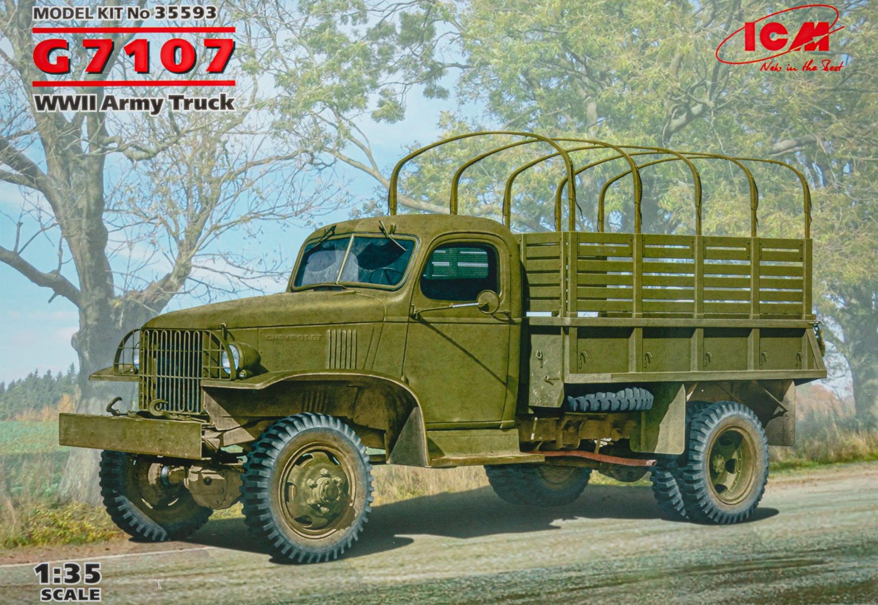 ICM35593 G7107 WWII Army Truck, model kit