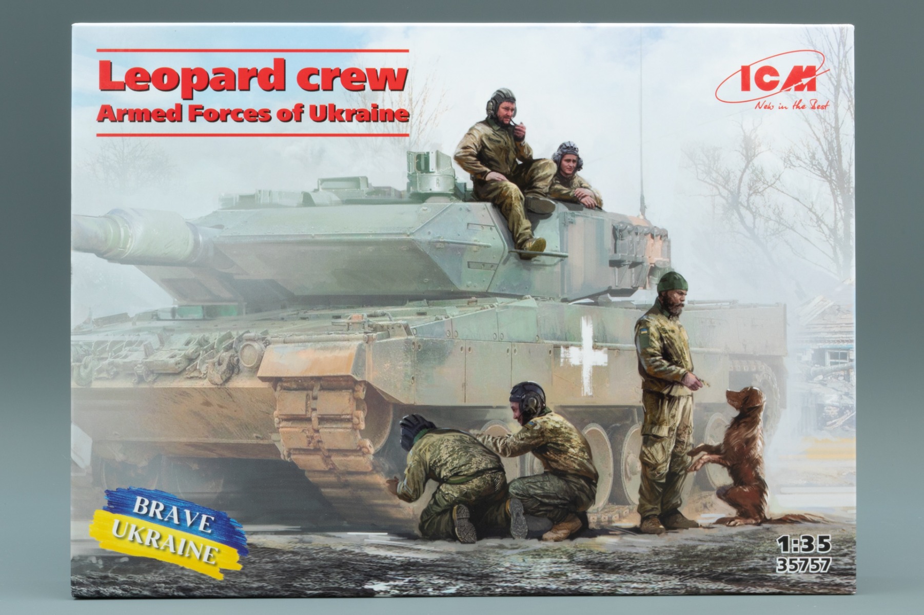 ICM35757 Leopard crew of the Armed Forces of Ukraine, figurines