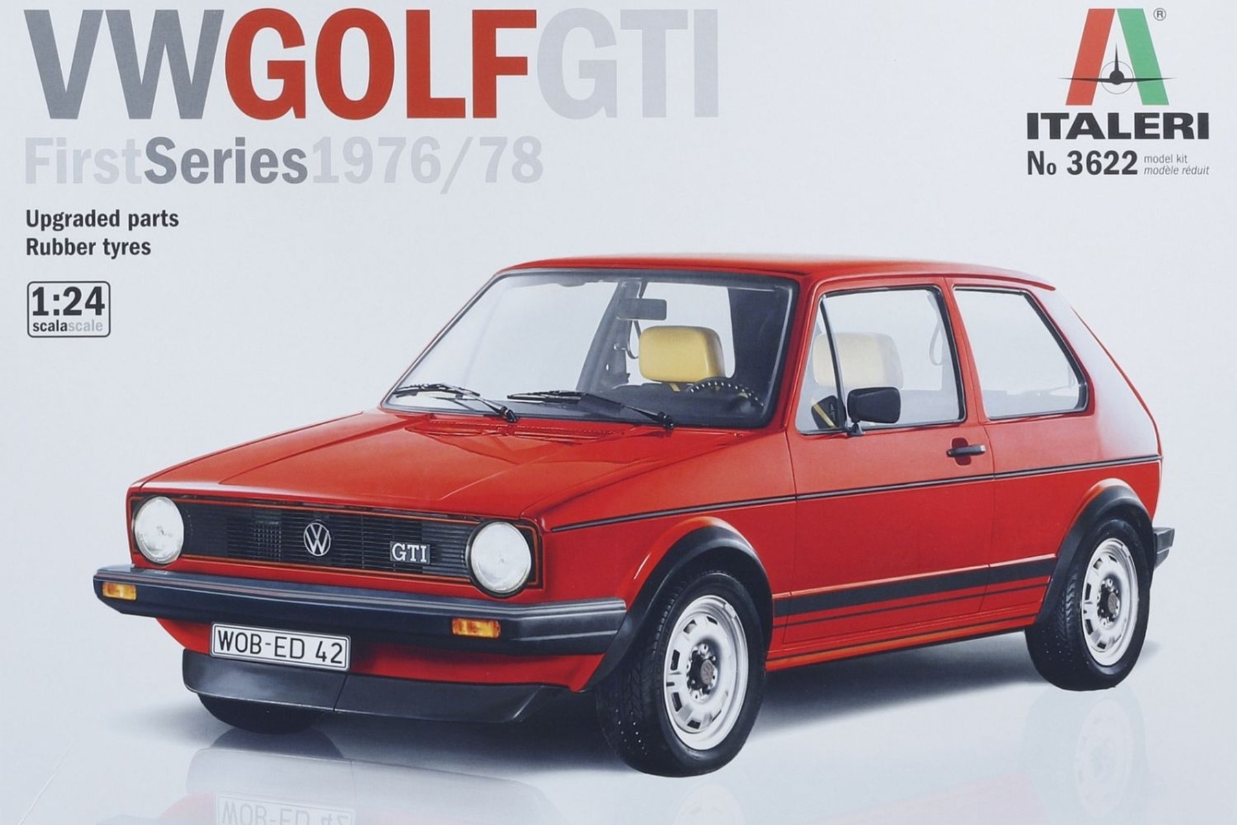 Italeri IT3622 Volkswagen Golf I GTI Rabbit (1976), model kit