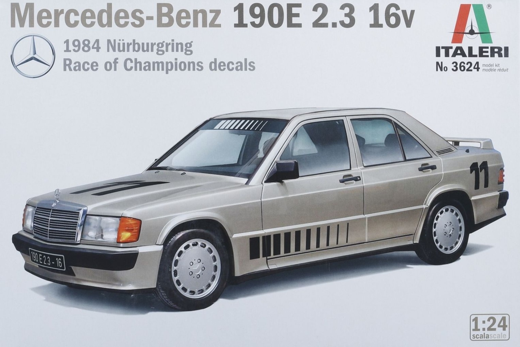 Italeri IT3624 Mercedes-Benz 190E, model kit