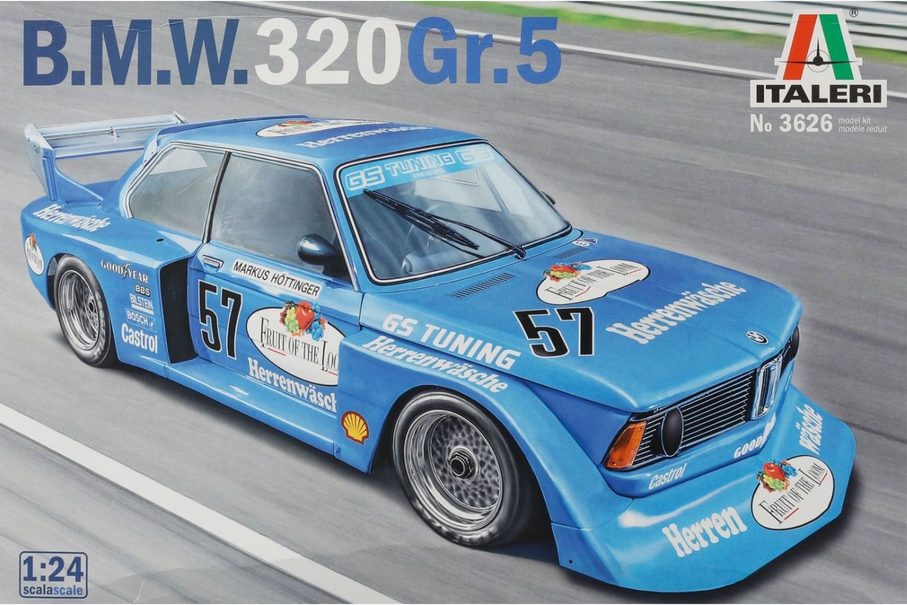 Italeri IT3626 BMW 320 Group 5, model kit