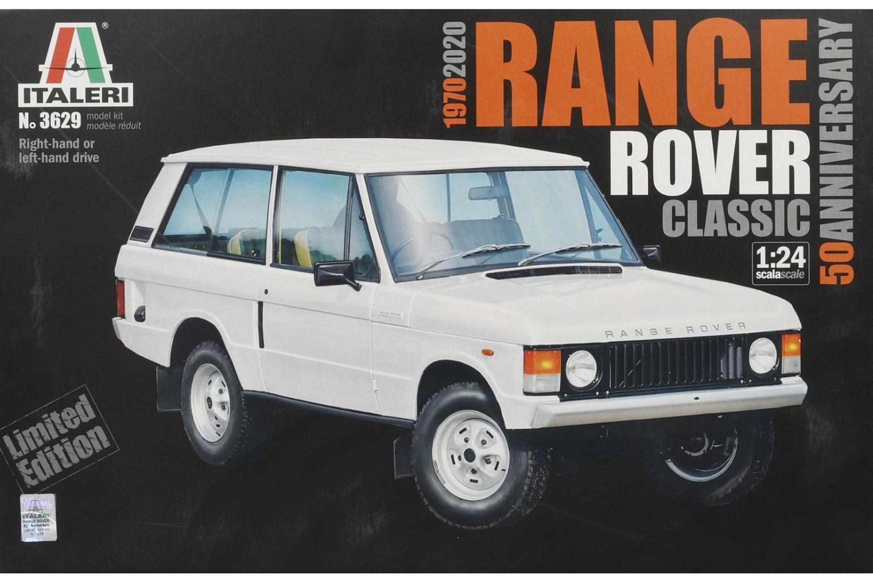 Italeri IT3629 Range Rover Classic 50th Anniversary — Limited Edition, model kit