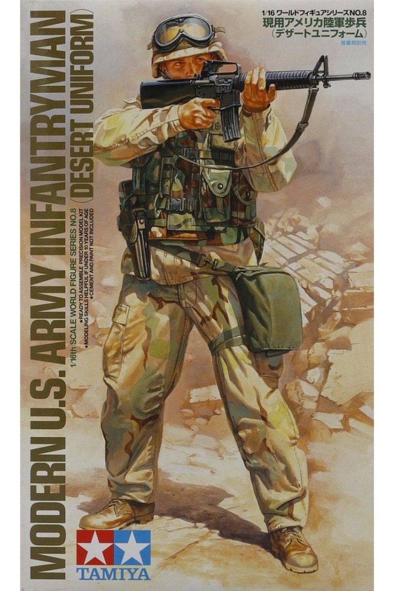 Tamiya TA36308 Modern U.S. Army Infantryman (Desert Uniform)