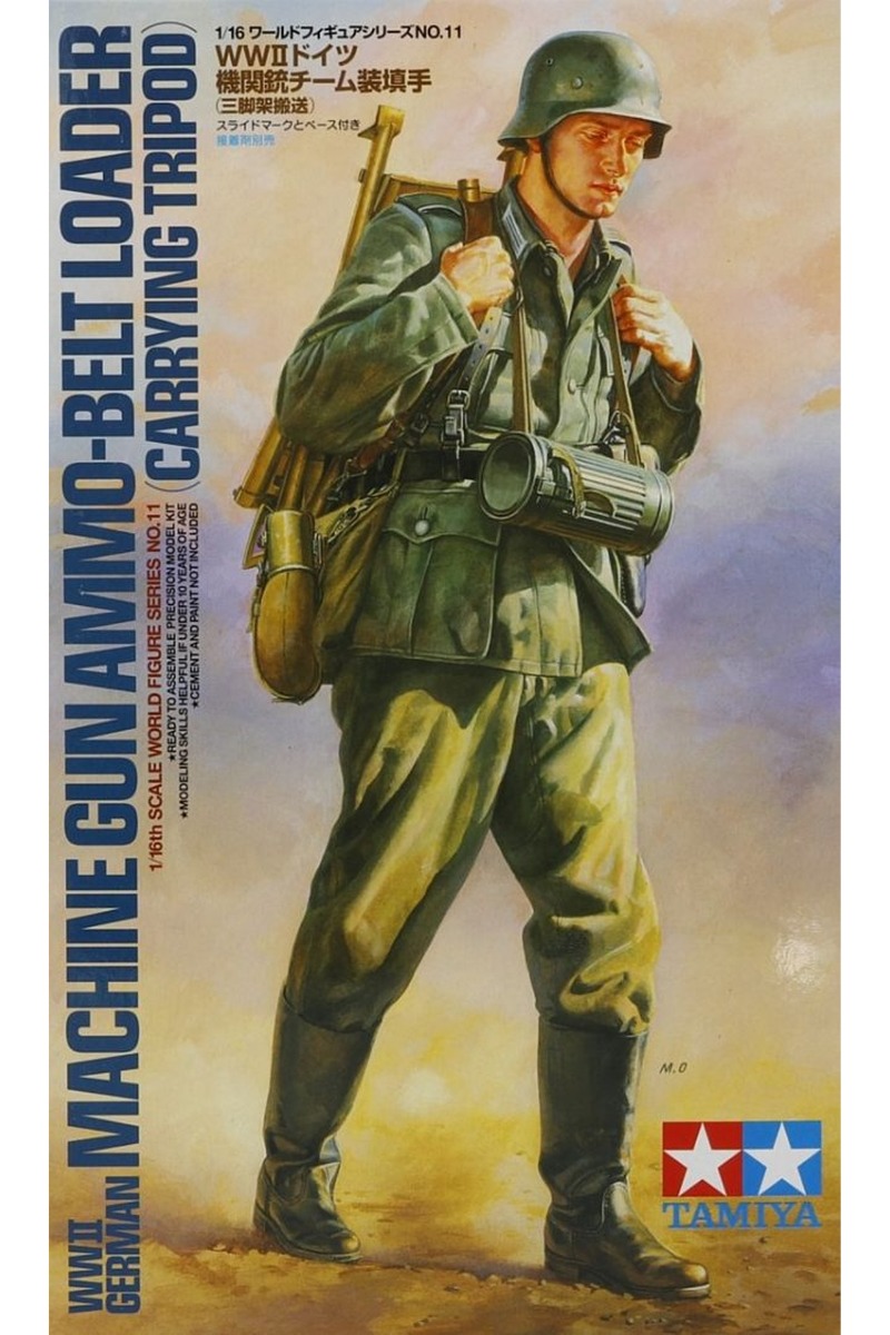 Tamiya TA36311 WWII German Machine Gun Ammo-Belt Loader (Carrying Tripod)