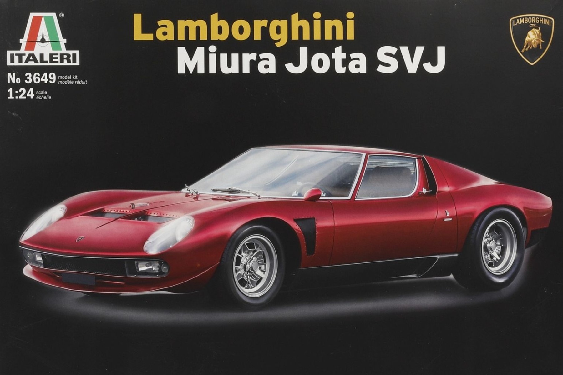 Italeri IT3649 Lamborghini Miura Jota SVJ, model kit