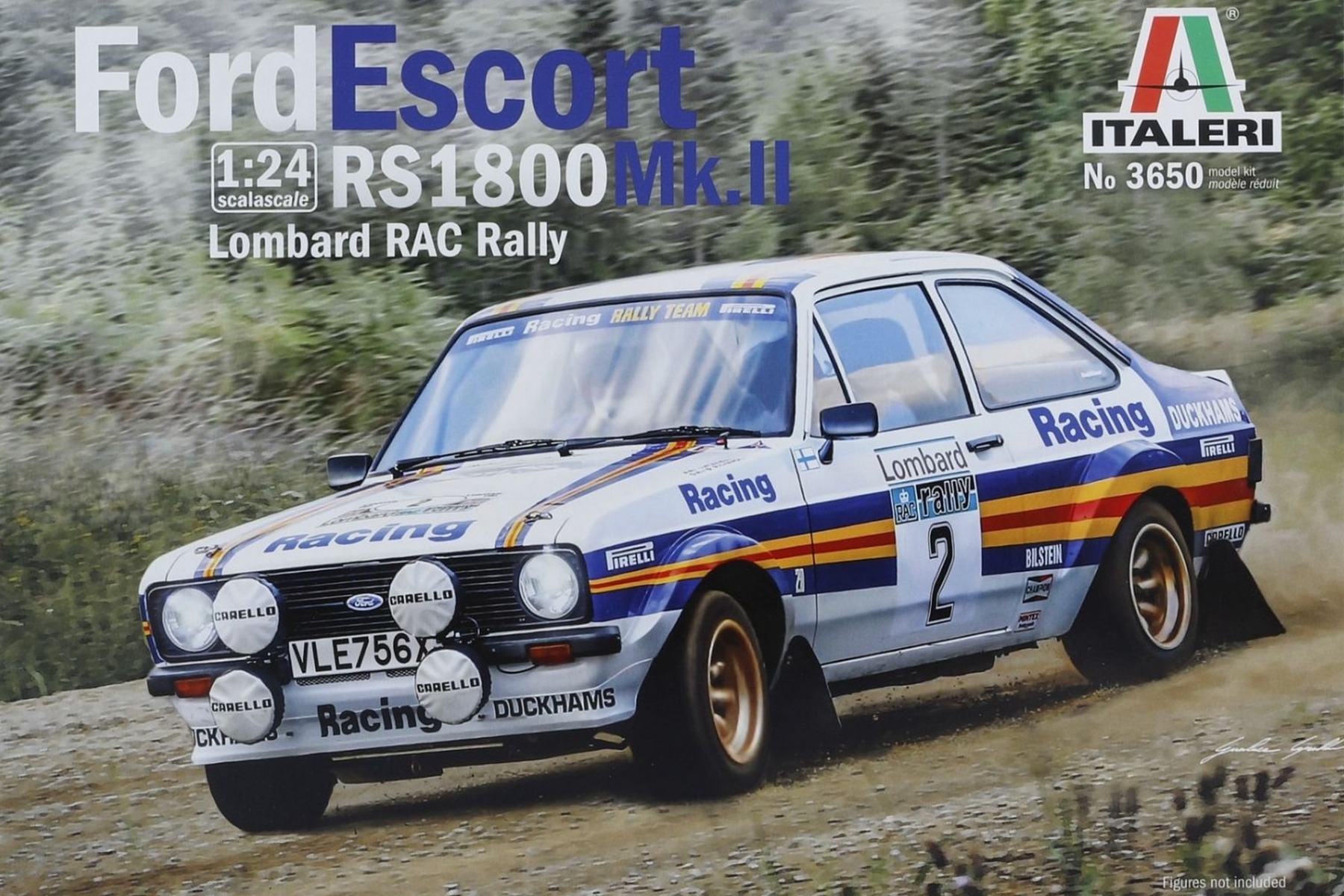 Italeri IT3650 Ford Escort RS1800 Mk.II Lombard RAC Rally 1981, model kit