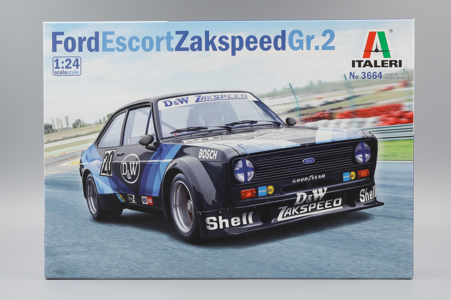 Italeri IT3664 Ford Escort Zakspeed Gr. 2, model kit