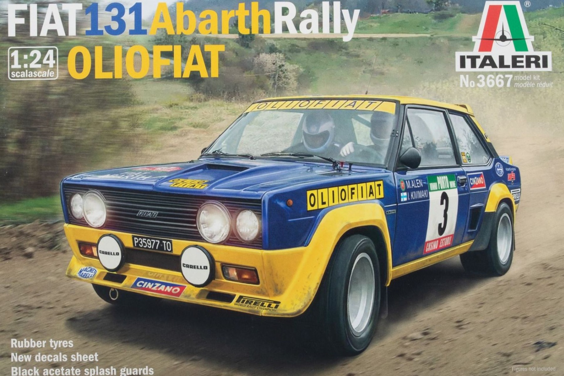 Italeri IT3667 Fiat 131 Abarth Rally, 