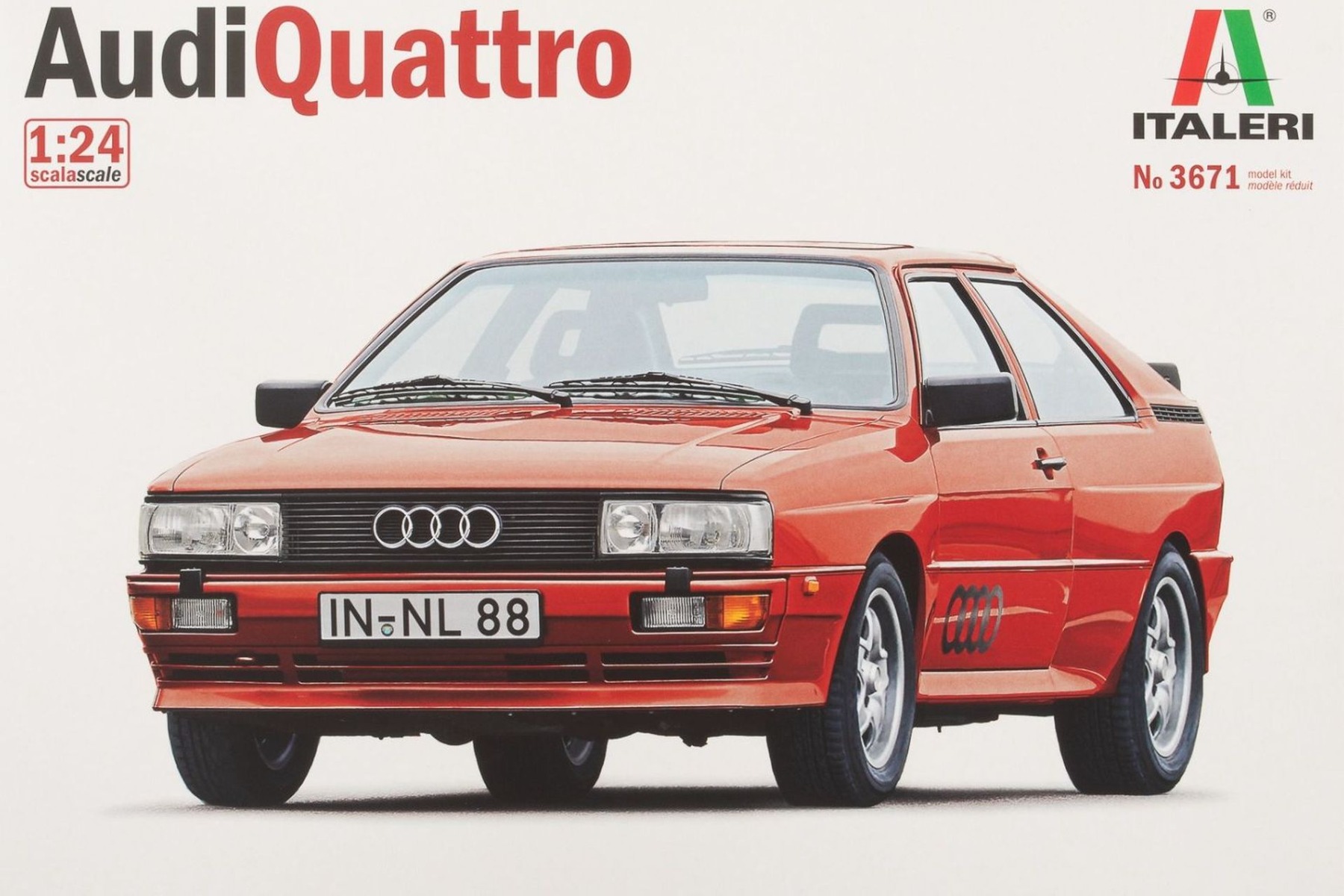 Italeri IT3671 Audi Quattro, model kit