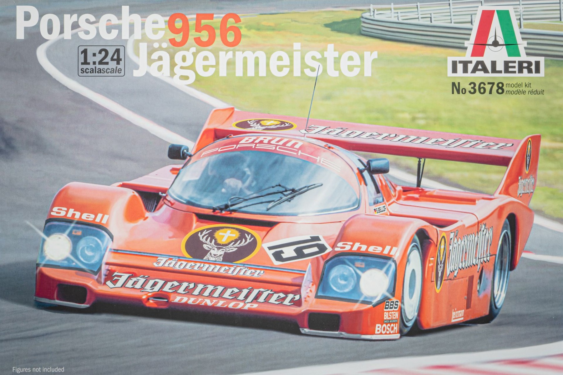 Italeri IT3678 Porsche 956 Jägermeister, model kit