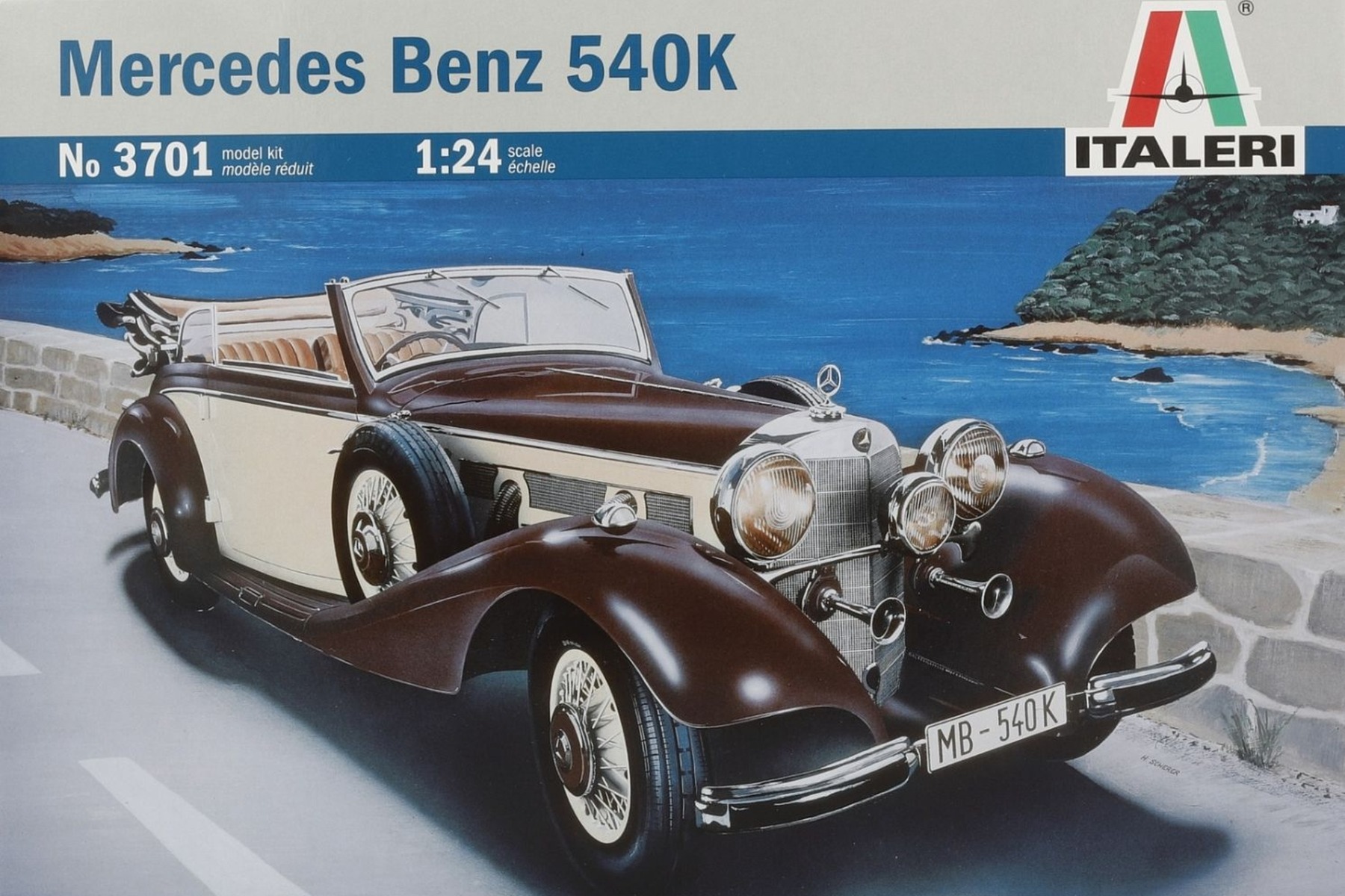Italeri IT3701 Mercedes-Benz 540K, model kit