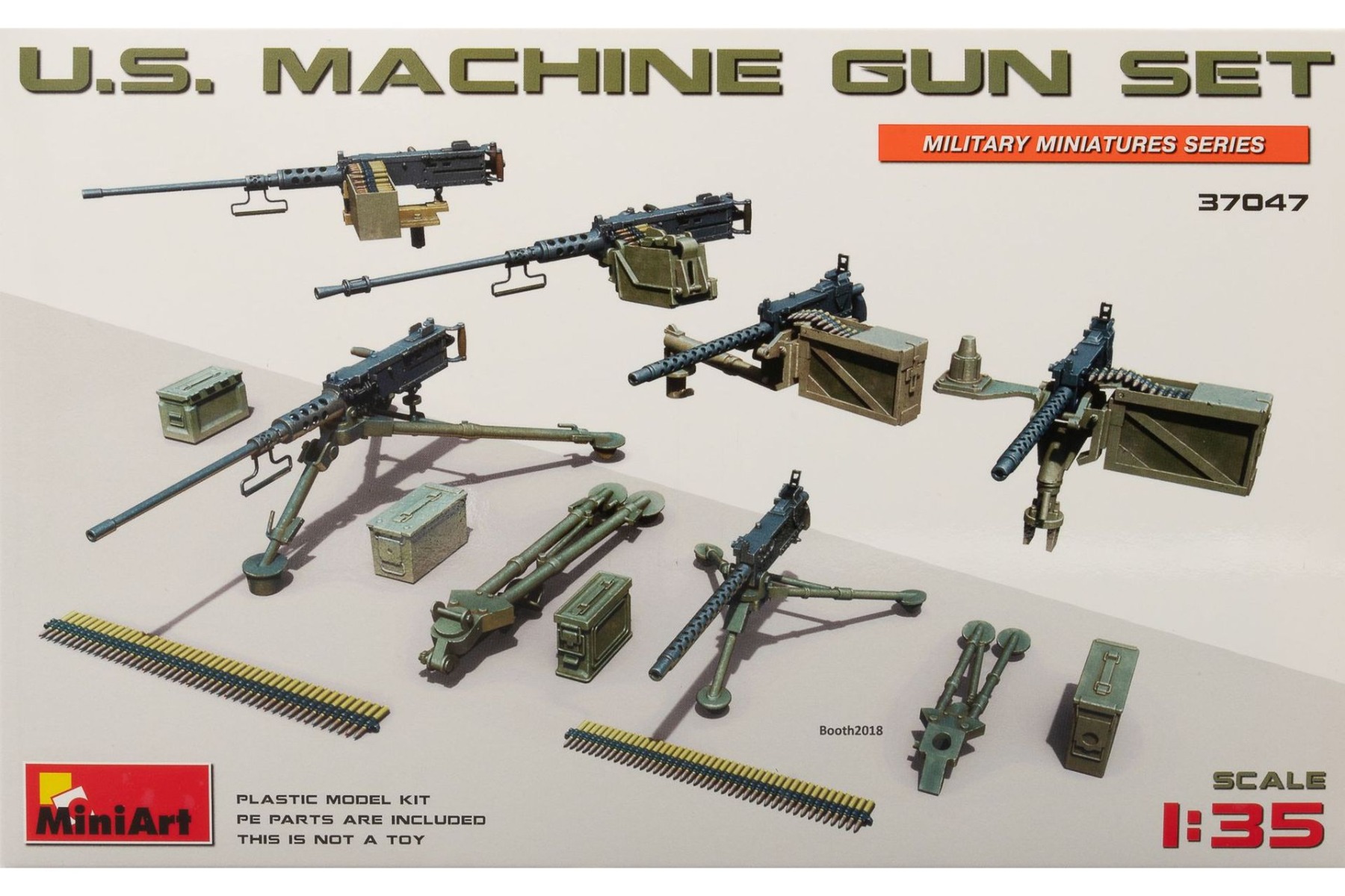 MiniArt MNA37047 U.S. Machine Gun Set, model kit