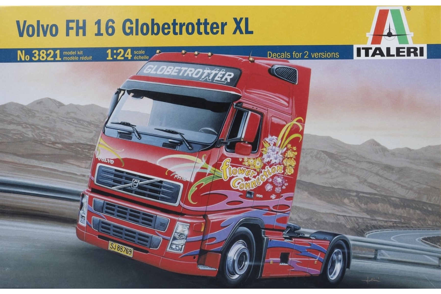 Italeri IT3821 Volvo FH 16 Globetrotter XL, model kit