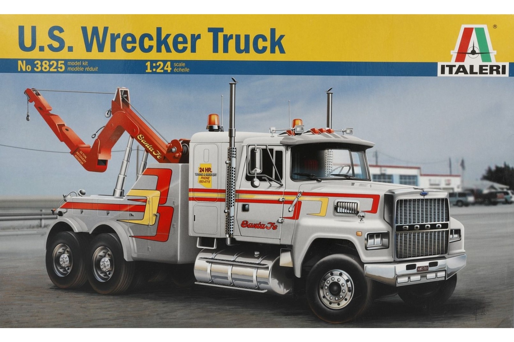 Italeri IT3825 U.S. Wrecker Truck / Ford LTL 9000, model kit