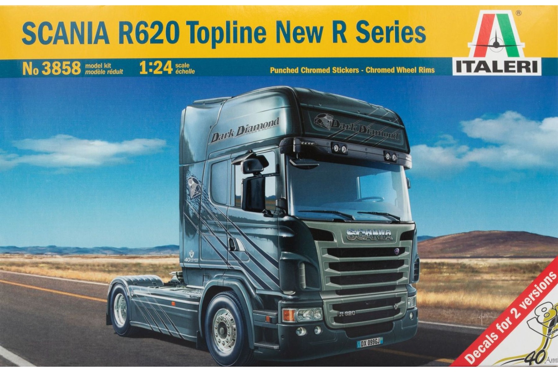 Italeri IT3858 Scania R620 Topline New R Series, model kit