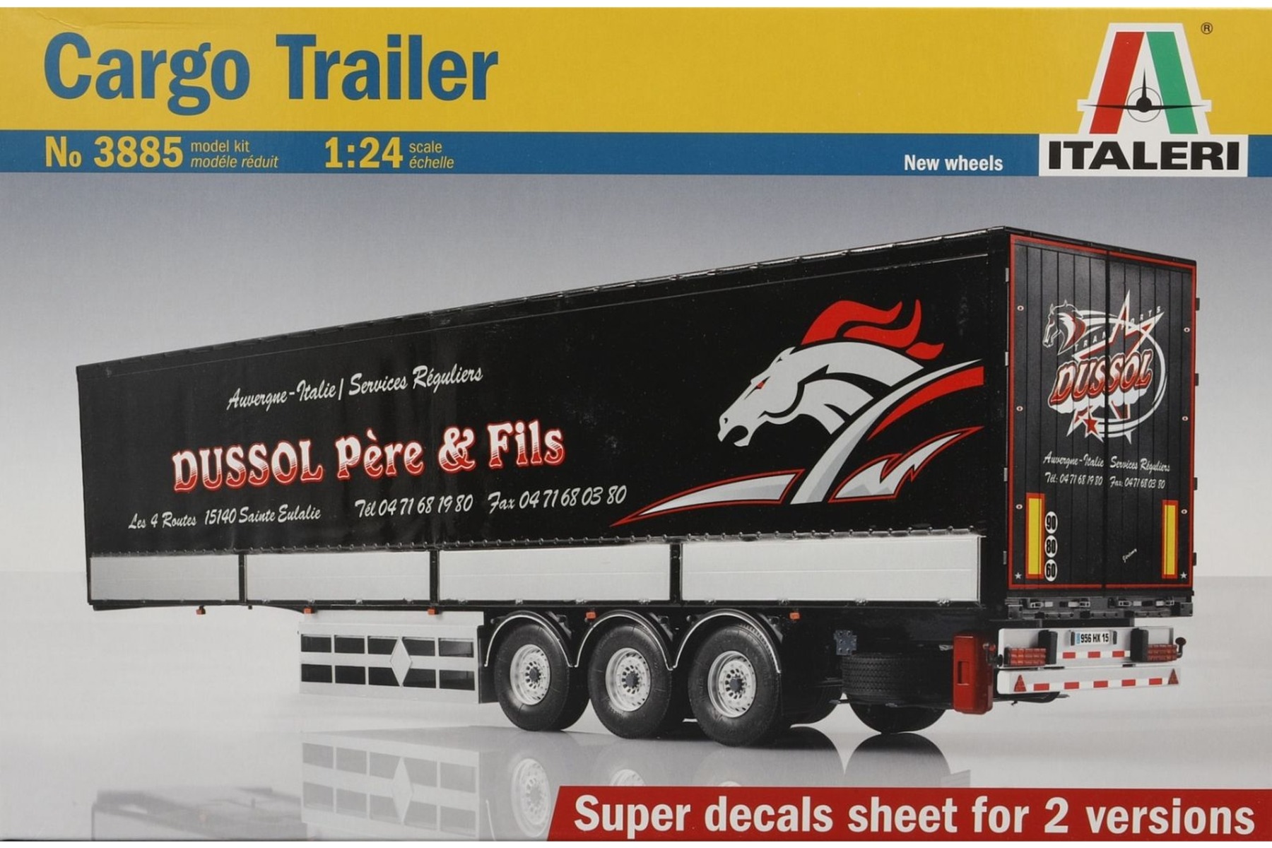 Italeri IT3885 Cargo Trailer, model kit