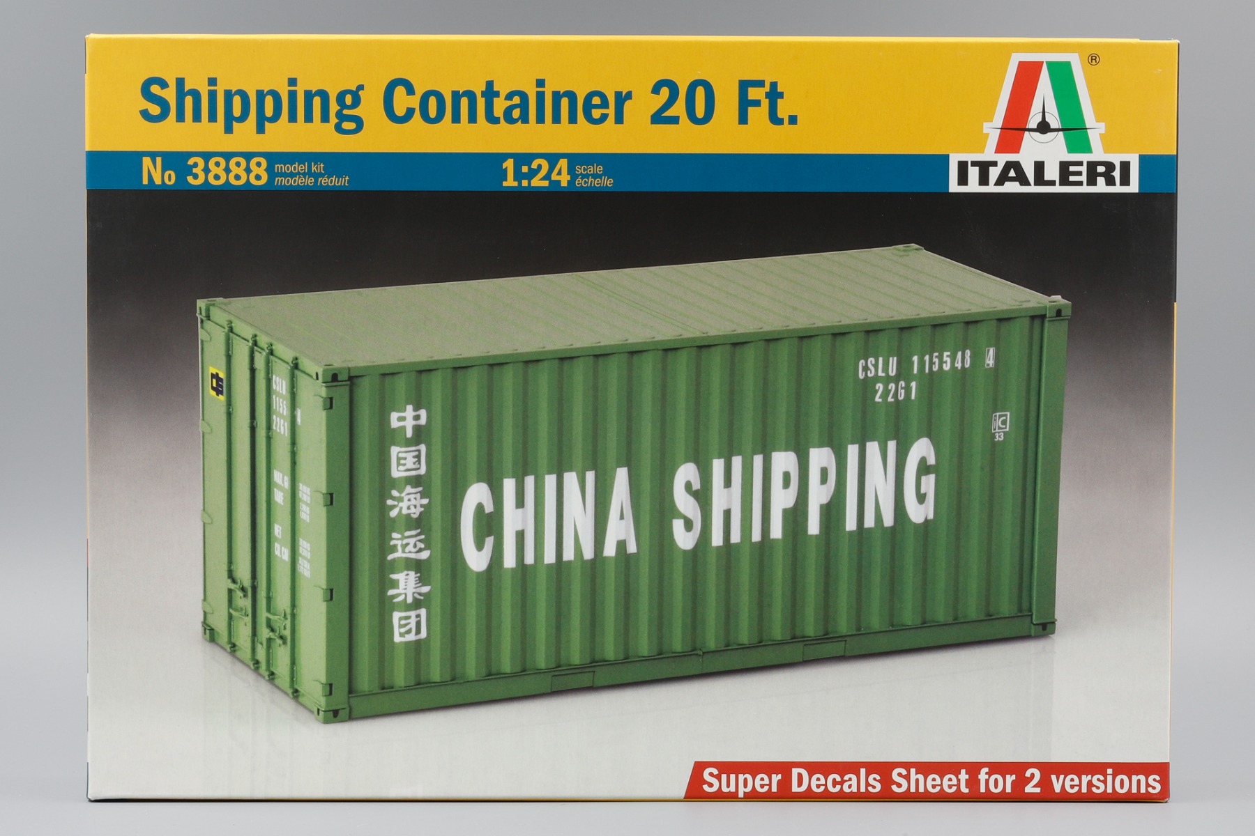 Italeri IT3888 20' Container, model kit