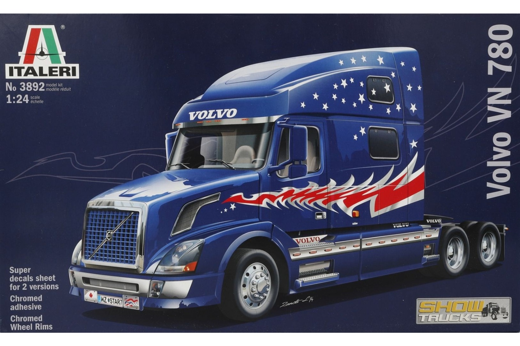 Italeri IT3892 Volvo VN 780, model kit