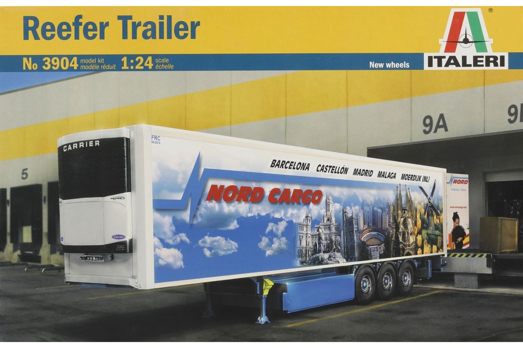 Italeri IT3904 Reefer Trailer, model kit