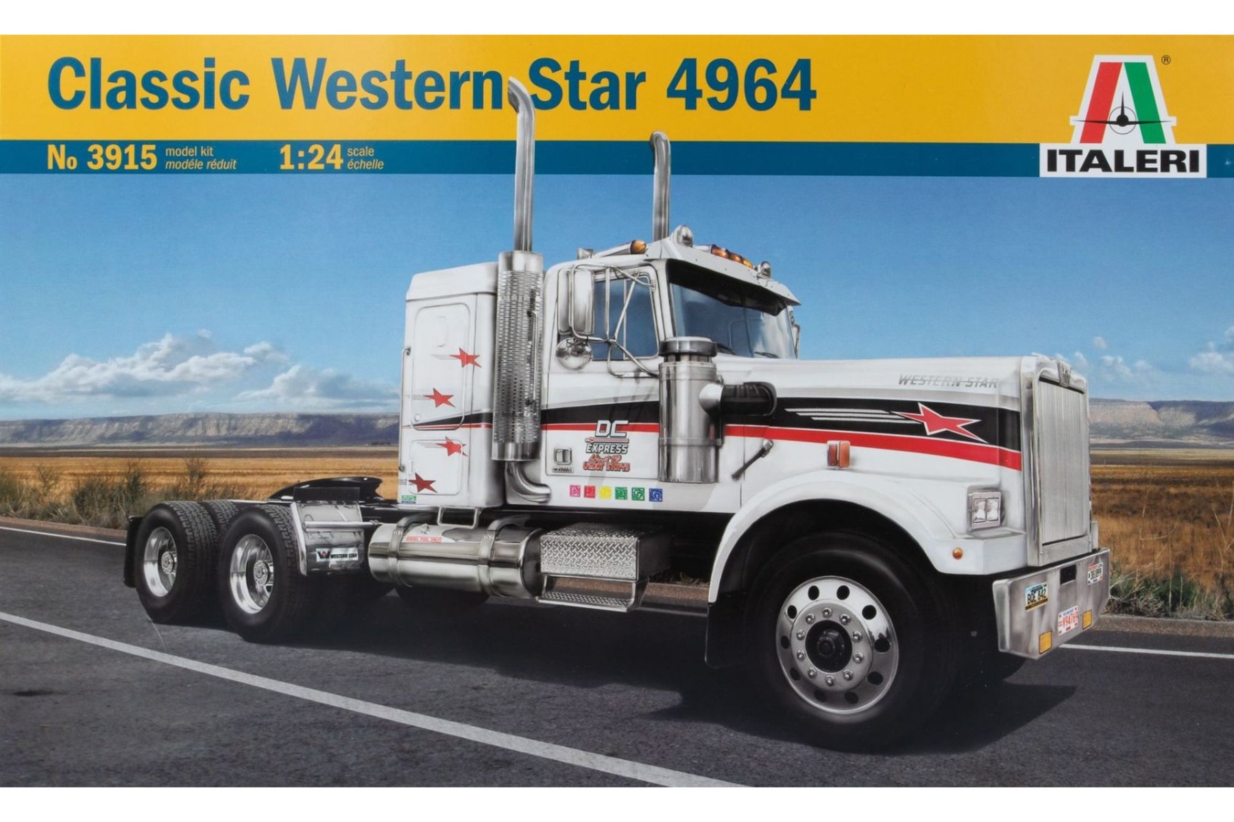 Italeri IT3915 Classic Western Star 4964, tractor truck, model kit