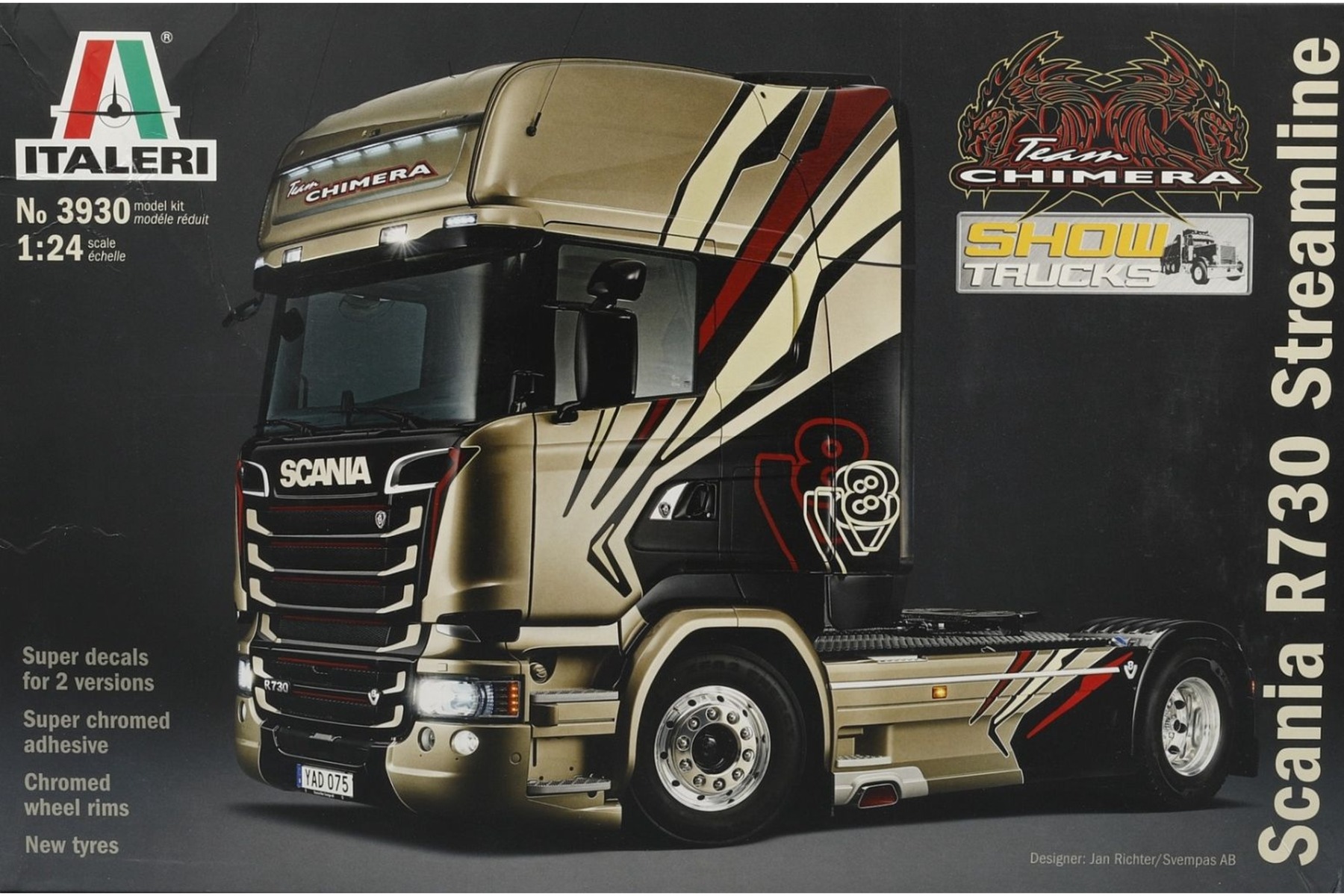 Italeri IT3930 Scania R730 Streamline 
