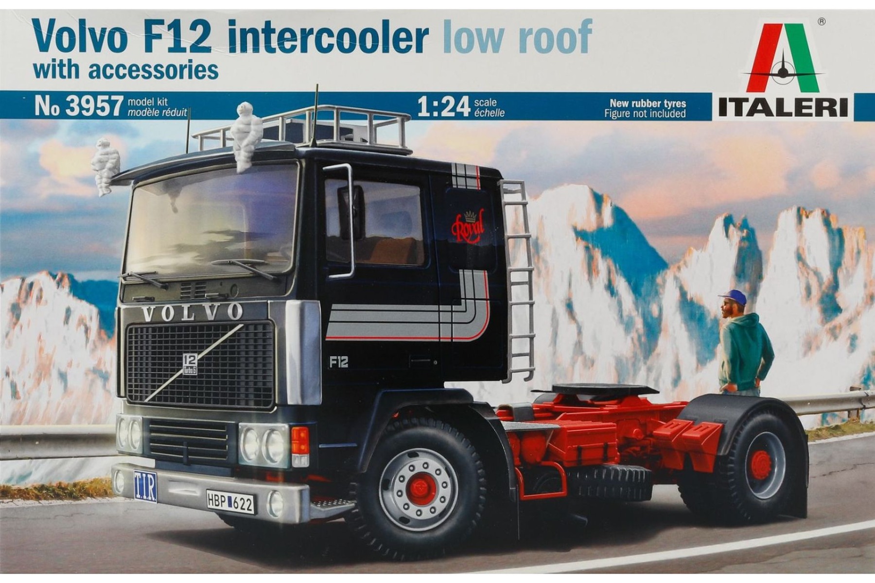 Italeri IT3957 Volvo F12 Intercooler Low Roof w/accessories