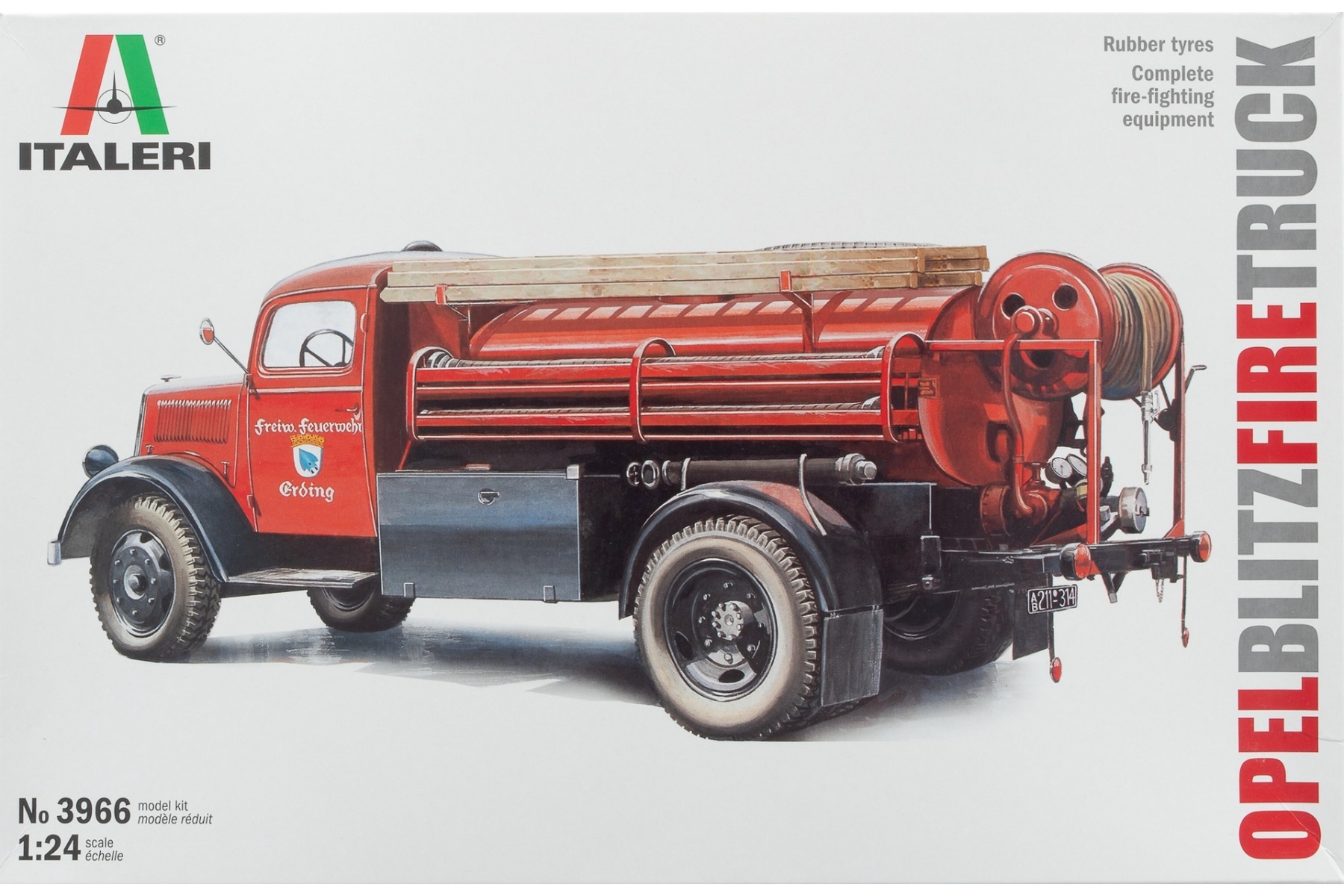 Italeri IT3966 Opel Blitz Fire Truck, model kit