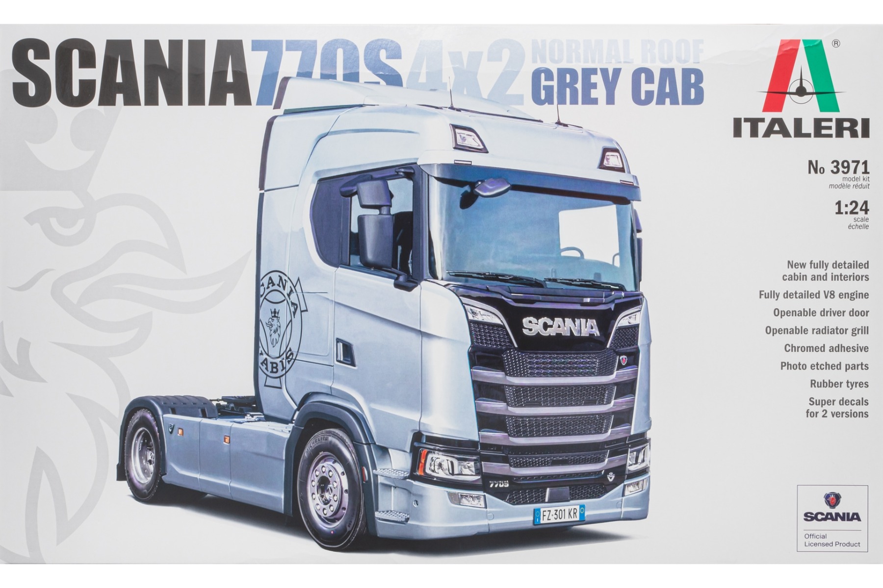 Italeri IT3971 Scania S770 4x2 Normal Roof 