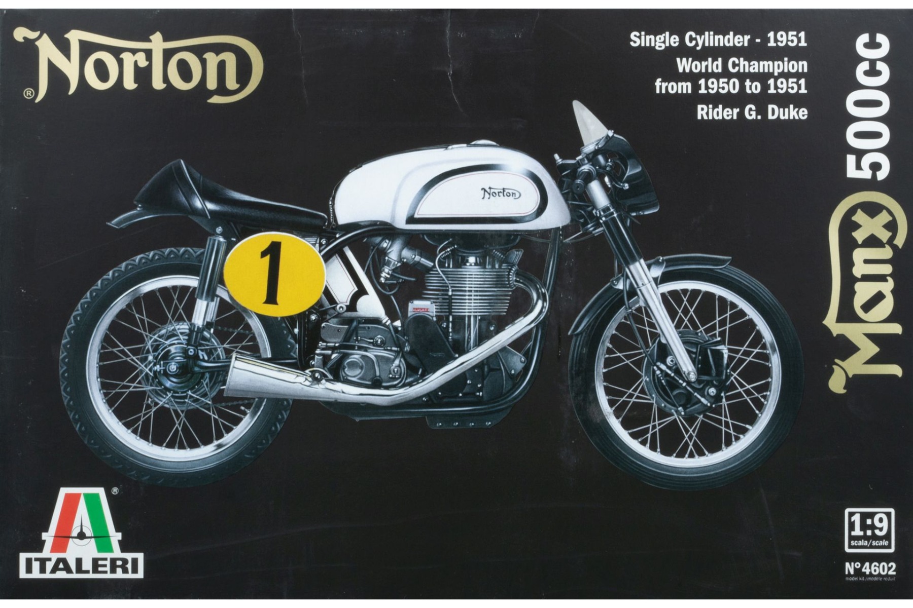 Italeri IT4602 Norton Manx 500cc, 1951, model kit