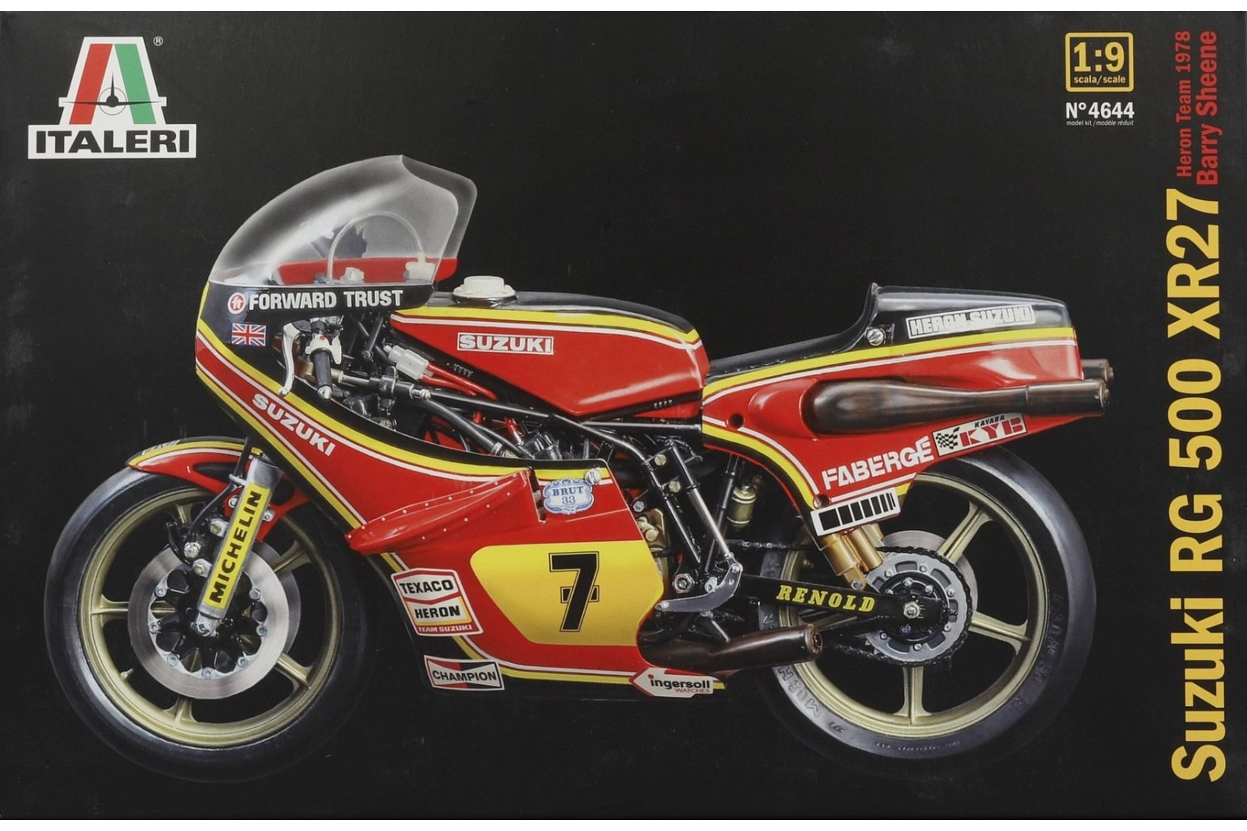 Italeri IT4644 Suzuki RG500 XR27 Team Heron - Barry Sheene, 1978, model kit