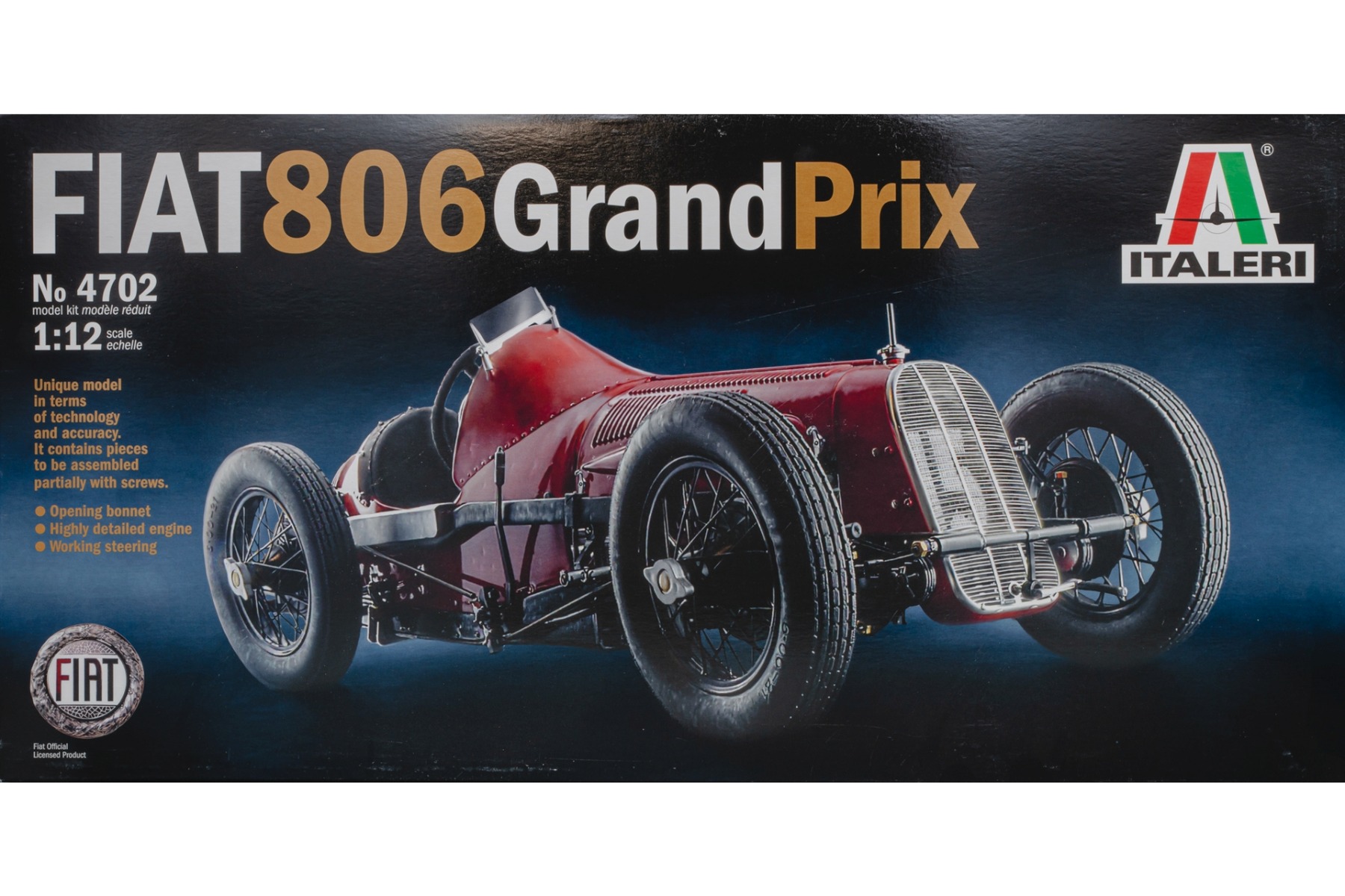 Italeri IT4702 Fiat 806 Grand Prix, 1927, model kit