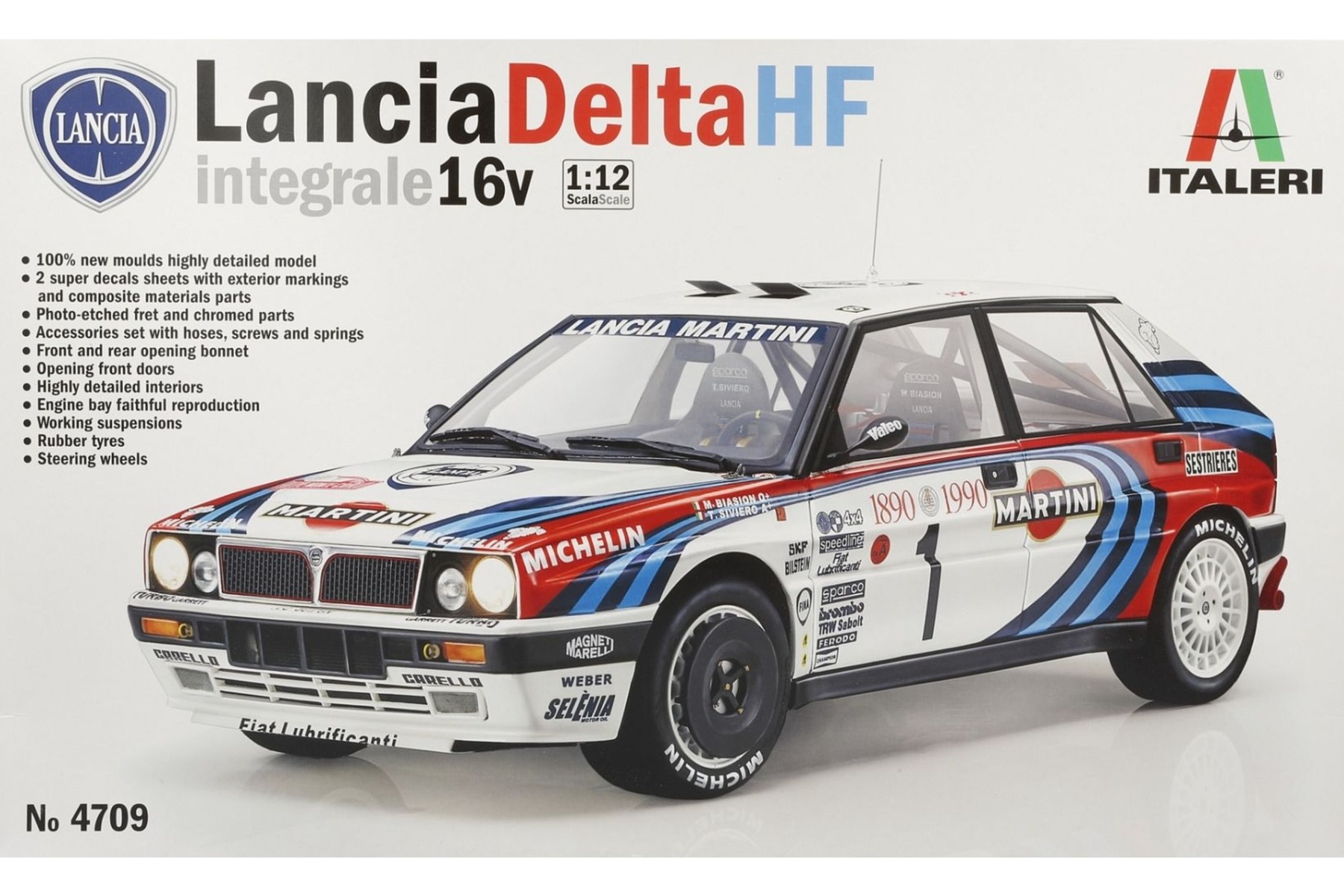 Italeri IT4709 Lancia Delta HF Integrale 16V, model kit