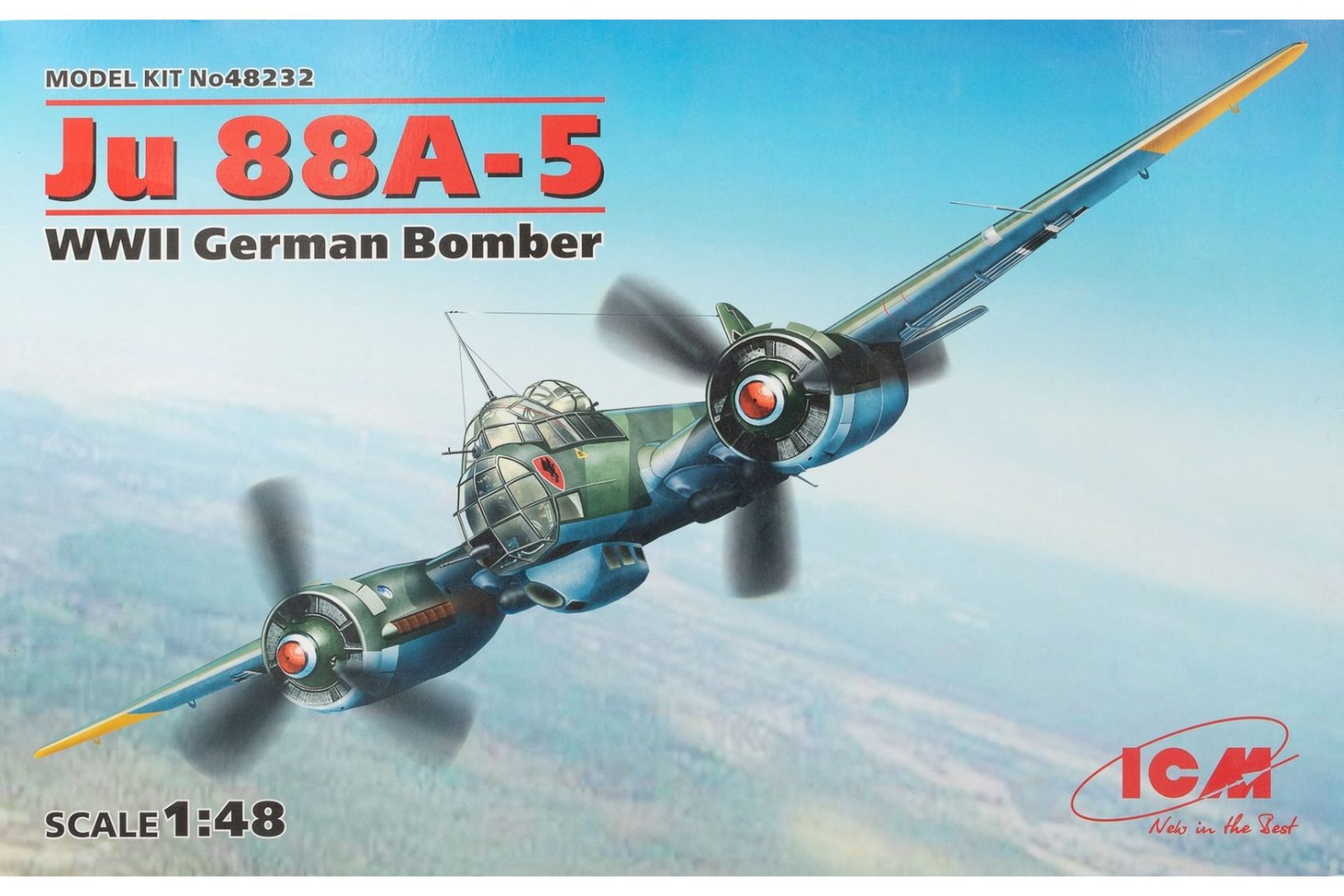 ICM48232 Ju 88A-5, WWII German Bomber, model kit