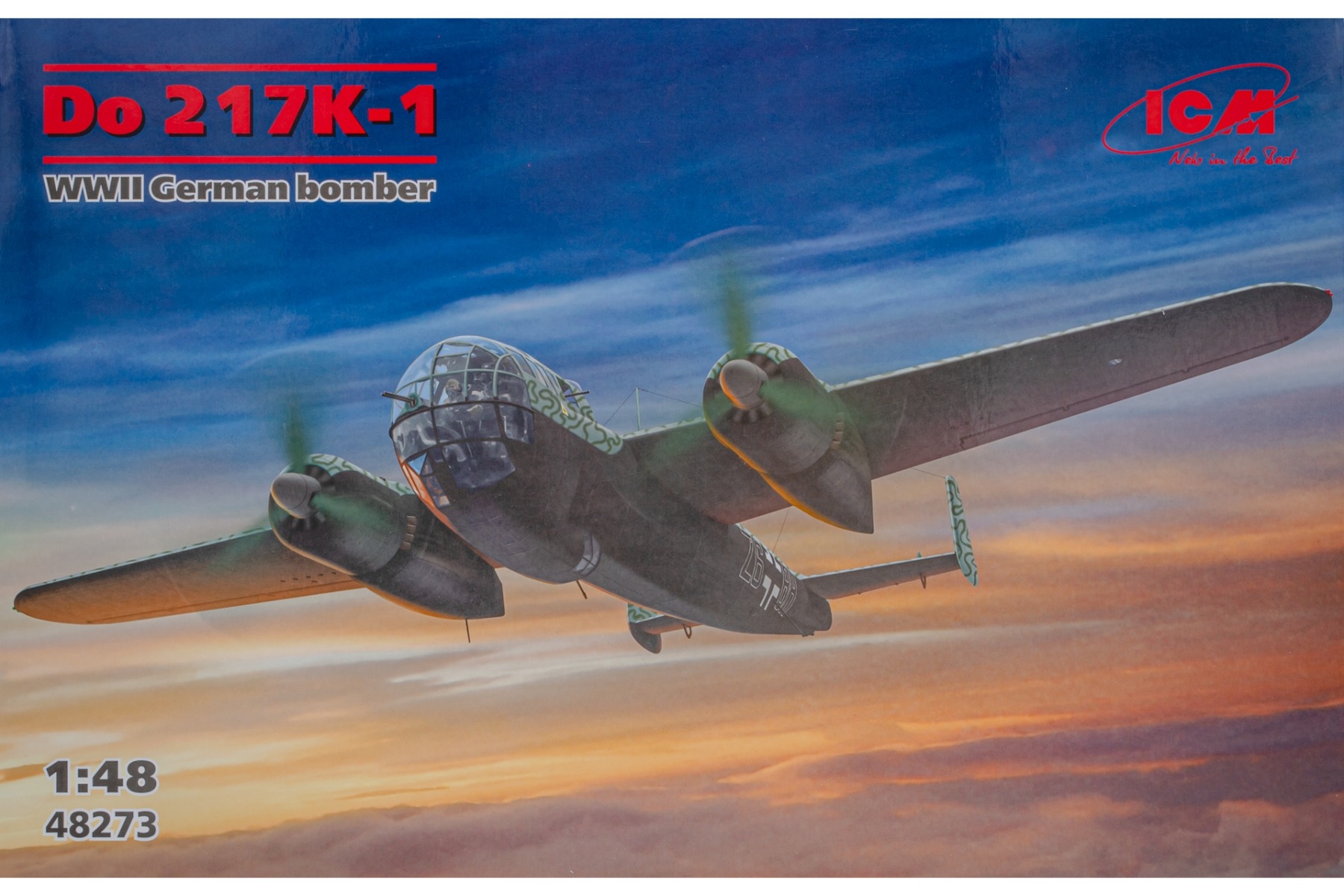 ICM48273 Do 217 K-1 WW II German Bomber, model kit