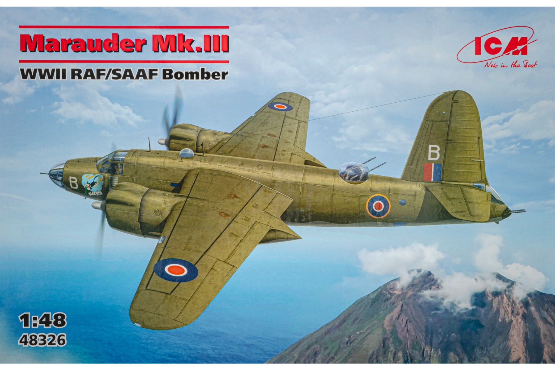 ICM48326 Marauder Mk.III, WWII RAF/SAAF Bomber, model kit