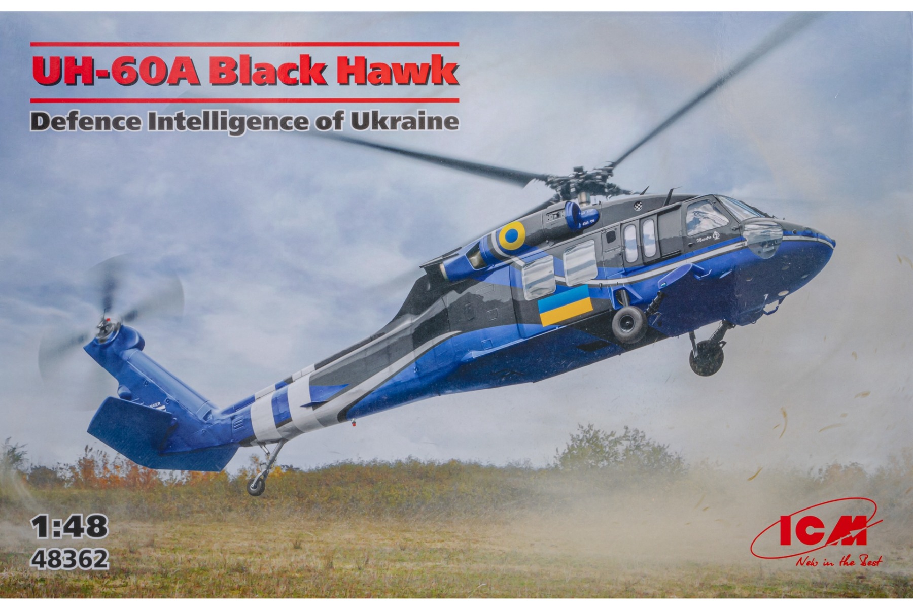 ICM48362 UH-60A Black Hawk Defence intelligence of Ukraine, model kit