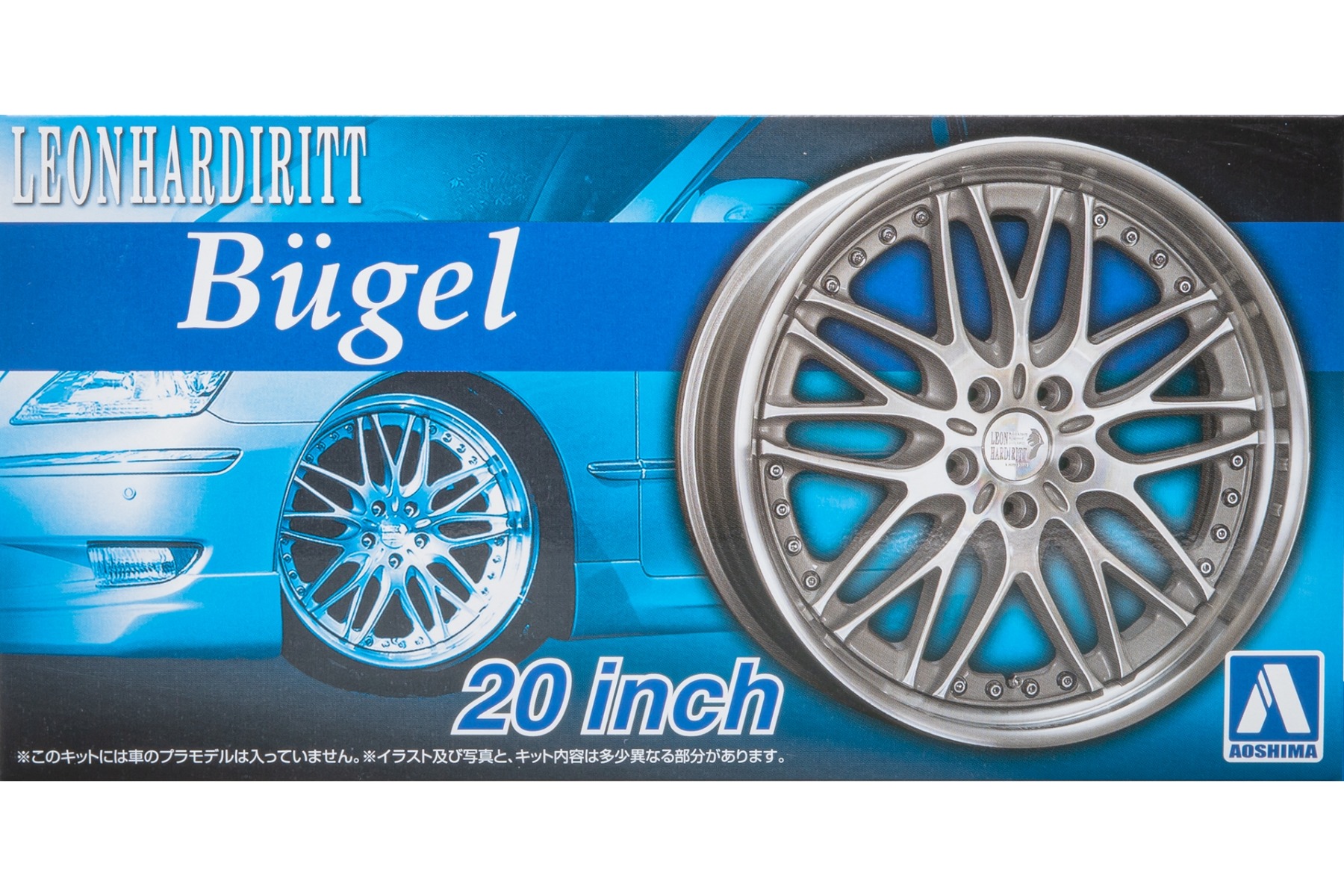 Aoshima AO05382 Leonhardiritt Bügel 20inch wheels / rims (Tuned parts no.49)